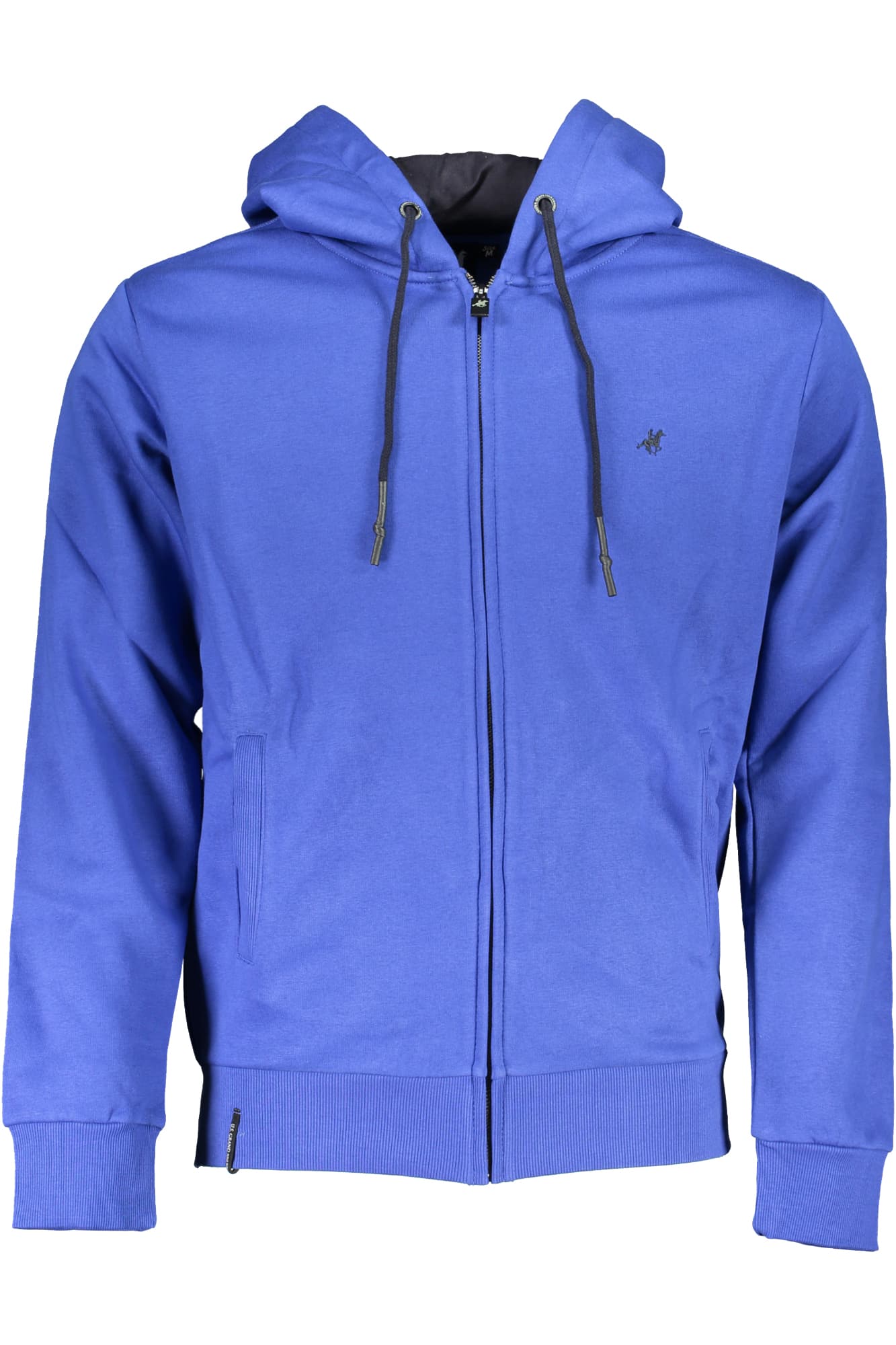 U.S. GRAND FELPA CON ZIP UOMO BLU - Immagine principale