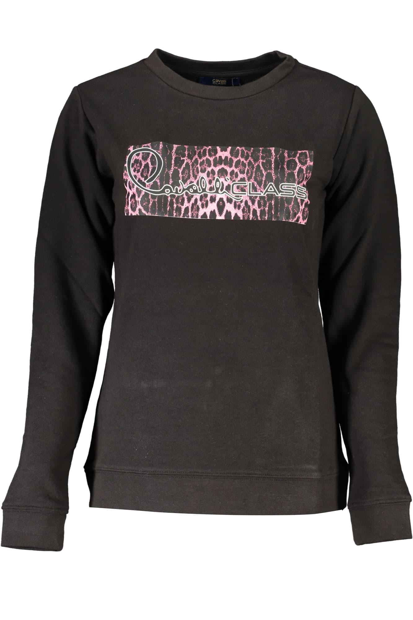CAVALLI CLASS FELPA SENZA ZIP DONNA NERO - Immagine principale