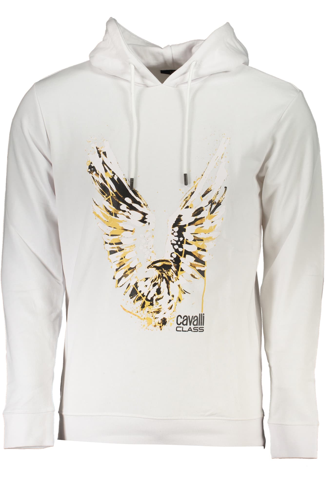 CAVALLI CLASS FELPA SENZA ZIP UOMO BIANCO - Immagine principale