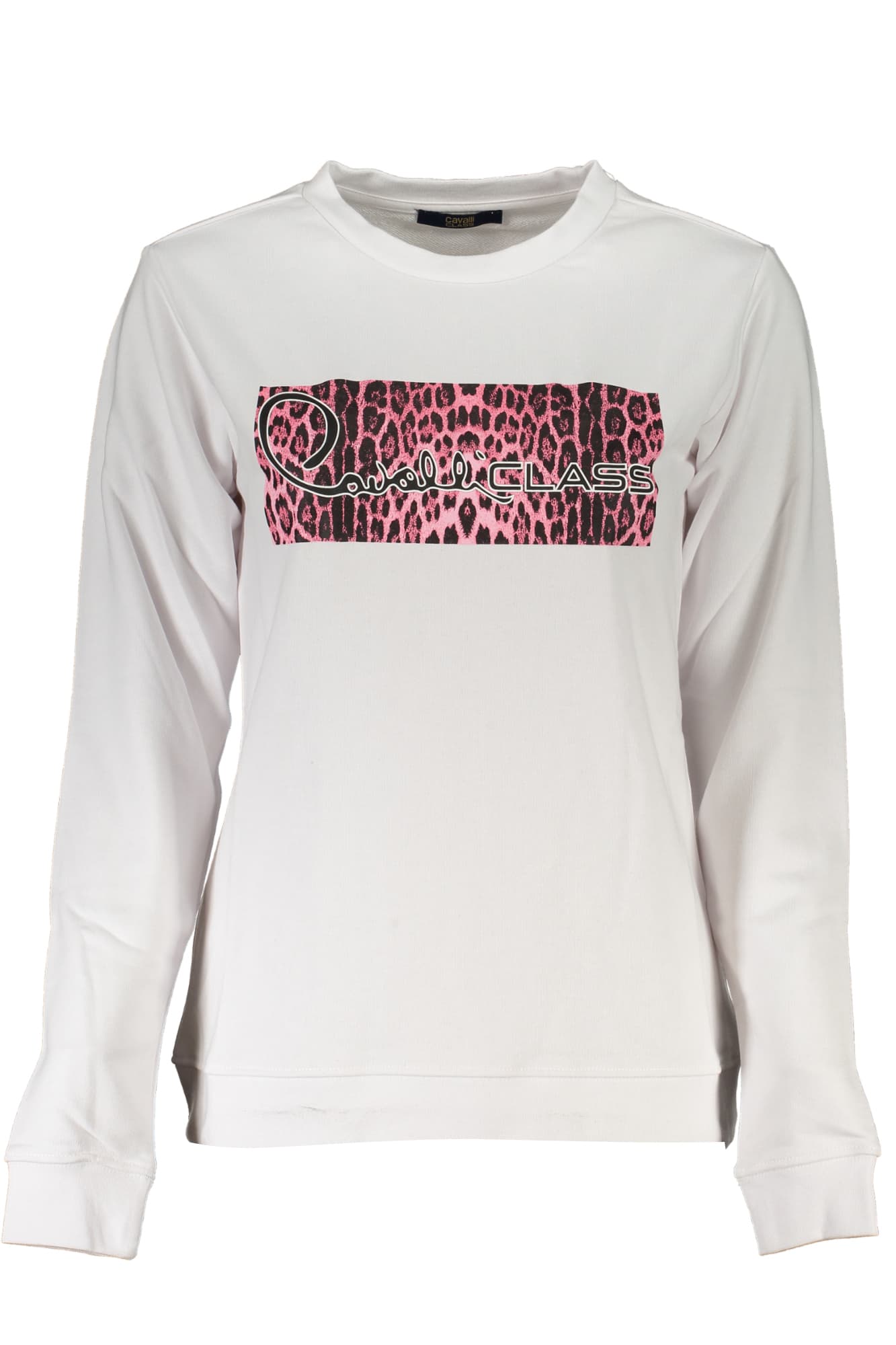 CAVALLI CLASS FELPA SENZA ZIP DONNA BIANCO - Immagine principale