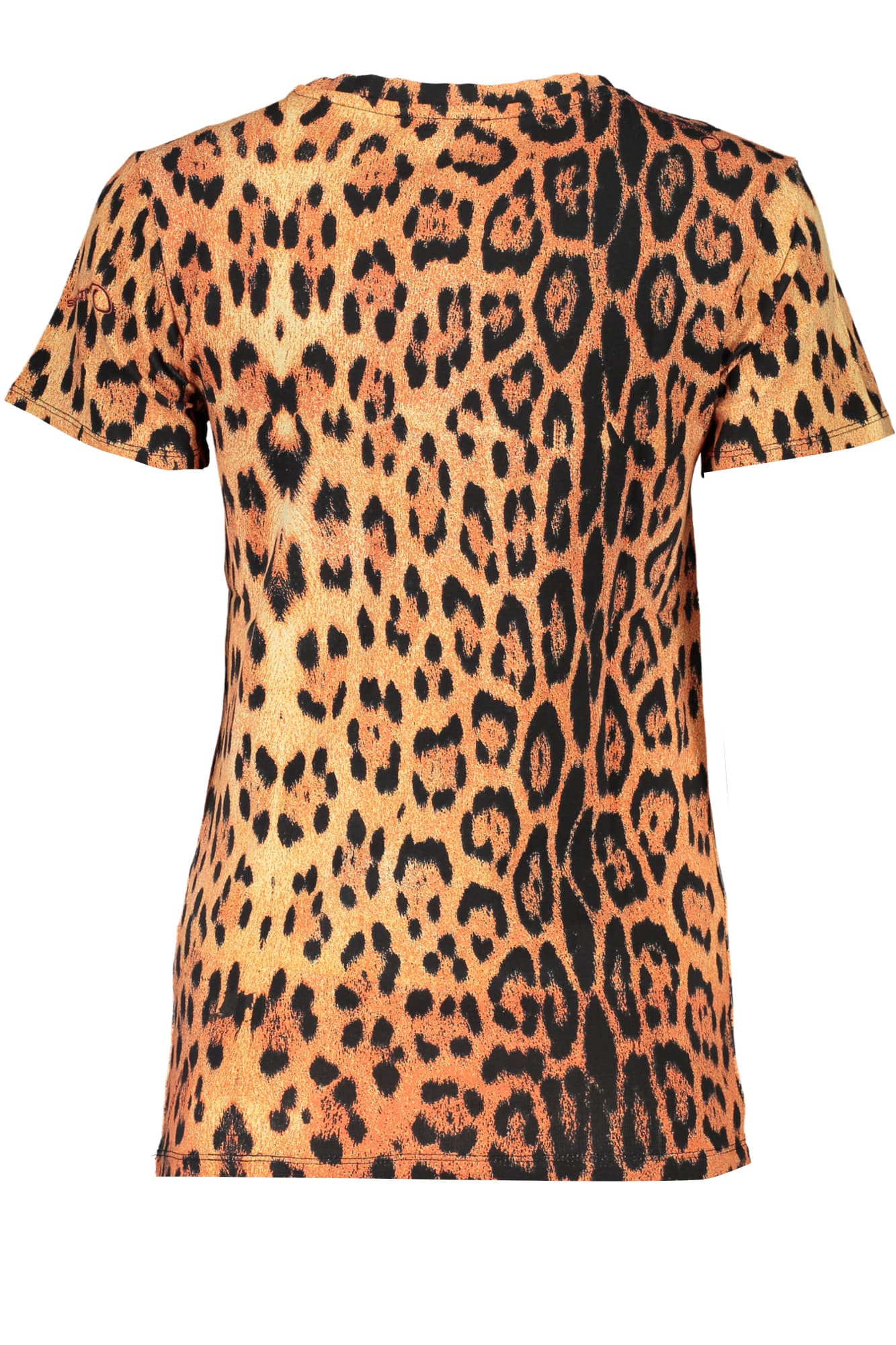 CAVALLI CLASS T-SHIRT MANICHE CORTE DONNA ARANCIO - Miniatura 2