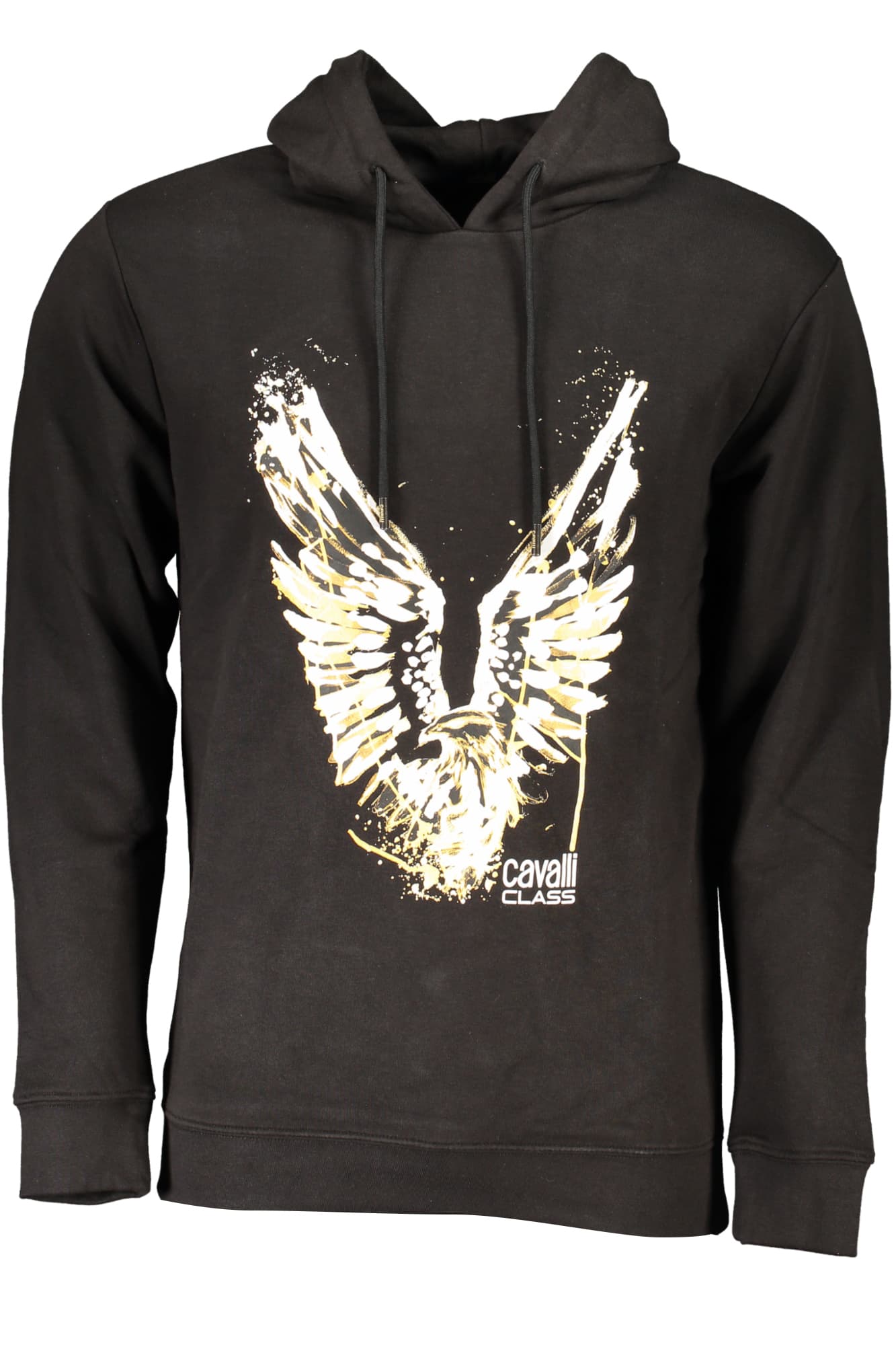 CAVALLI CLASS FELPA SENZA ZIP UOMO NERO - Immagine principale