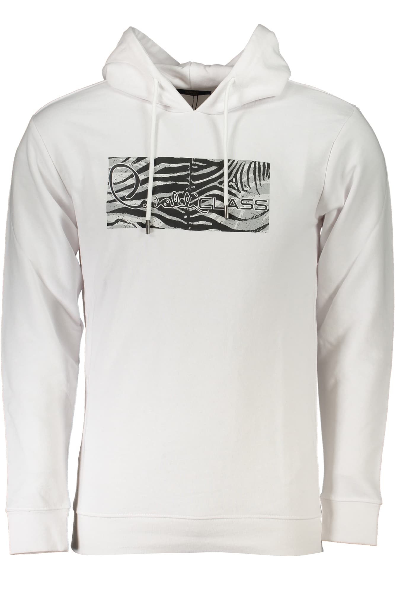 CAVALLI CLASS FELPA SENZA ZIP UOMO BIANCO - Immagine 1