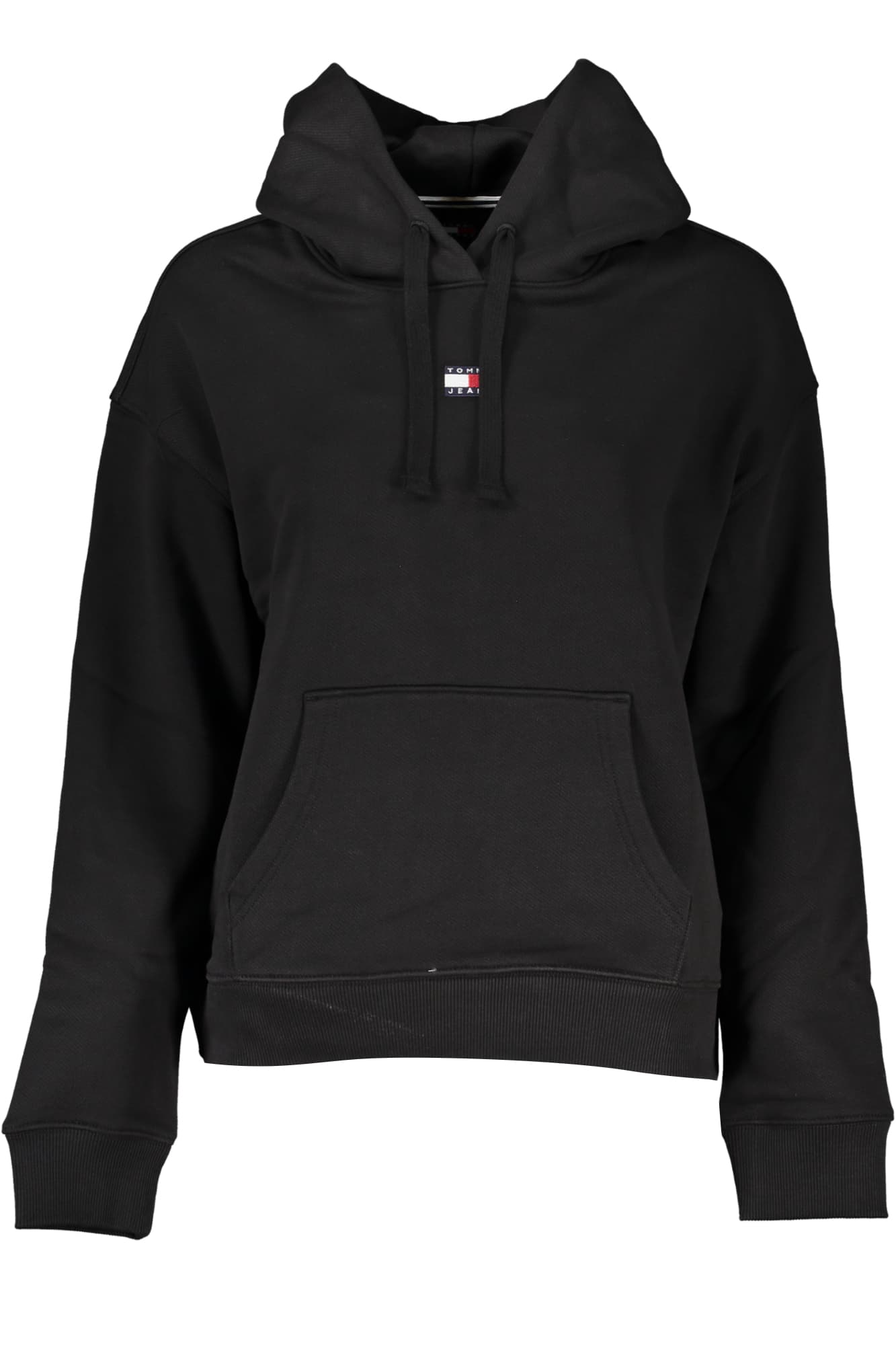 TOMMY HILFIGER FELPA SENZA ZIP DONNA NERO - Immagine principale