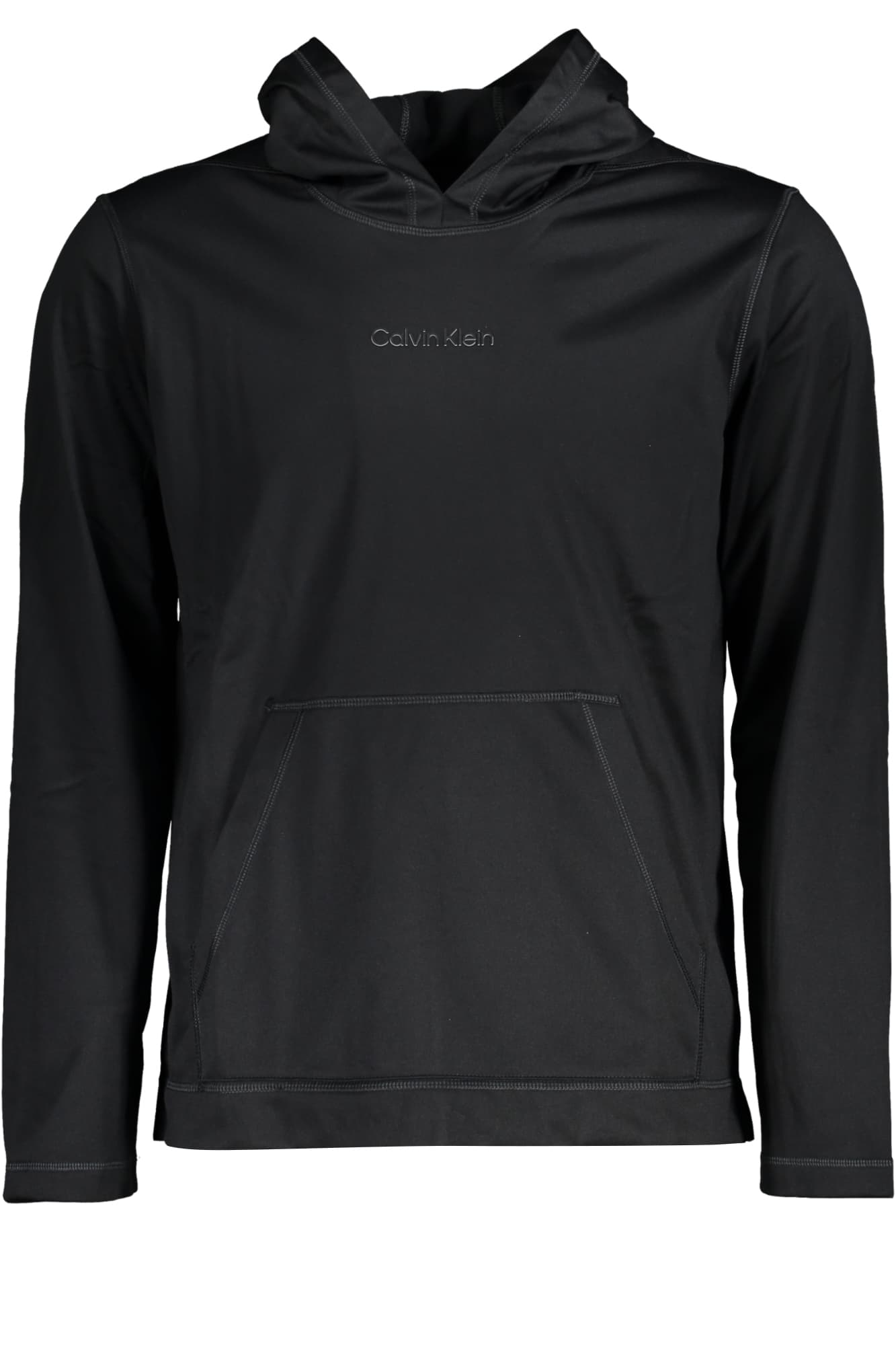 CALVIN KLEIN FELPA SENZA ZIP UOMO NERO - Immagine principale