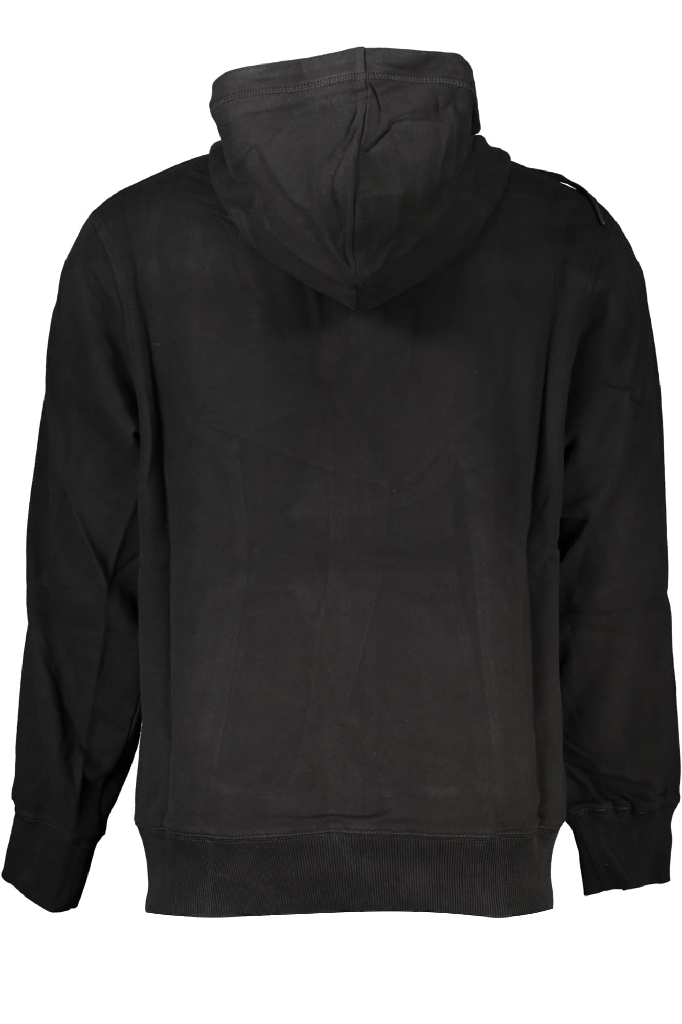 CALVIN KLEIN FELPA CON ZIP UOMO NERO - Miniatura 2