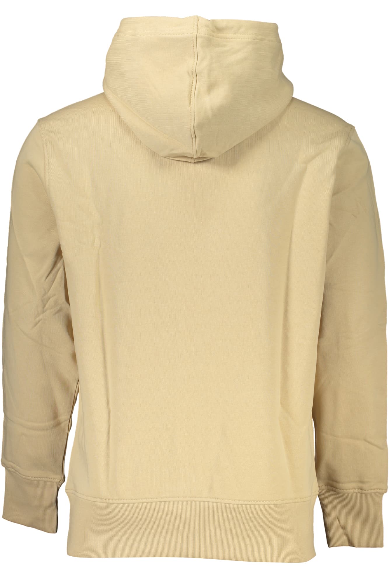 CALVIN KLEIN FELPA SENZA ZIP UOMO BEIGE - Miniatura 2