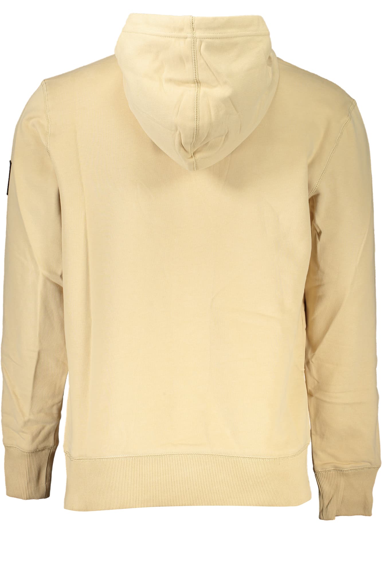 CALVIN KLEIN FELPA SENZA ZIP UOMO BEIGE - Miniatura 2