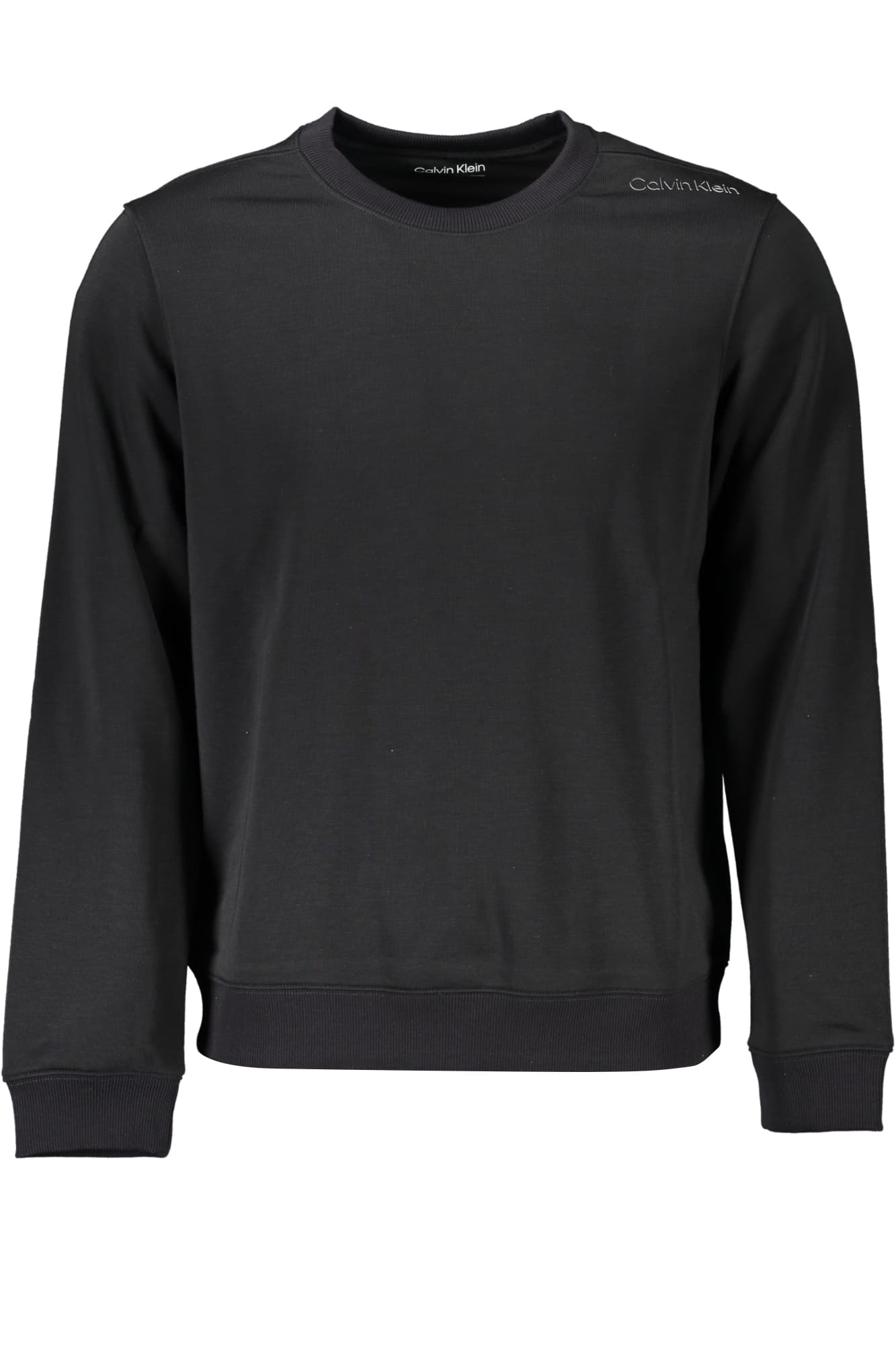 CALVIN KLEIN FELPA SENZA ZIP UOMO NERO - Immagine principale
