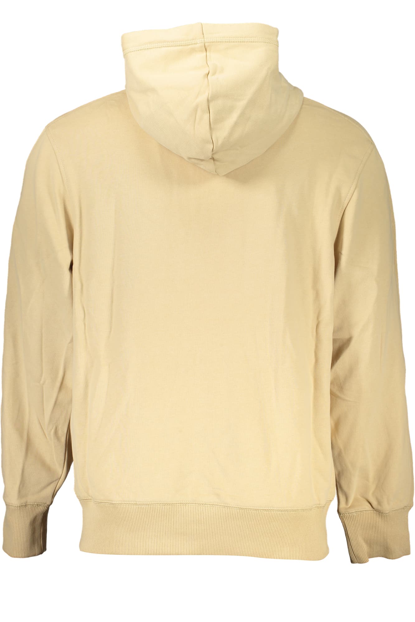 CALVIN KLEIN FELPA CON ZIP UOMO BEIGE - Miniatura 2
