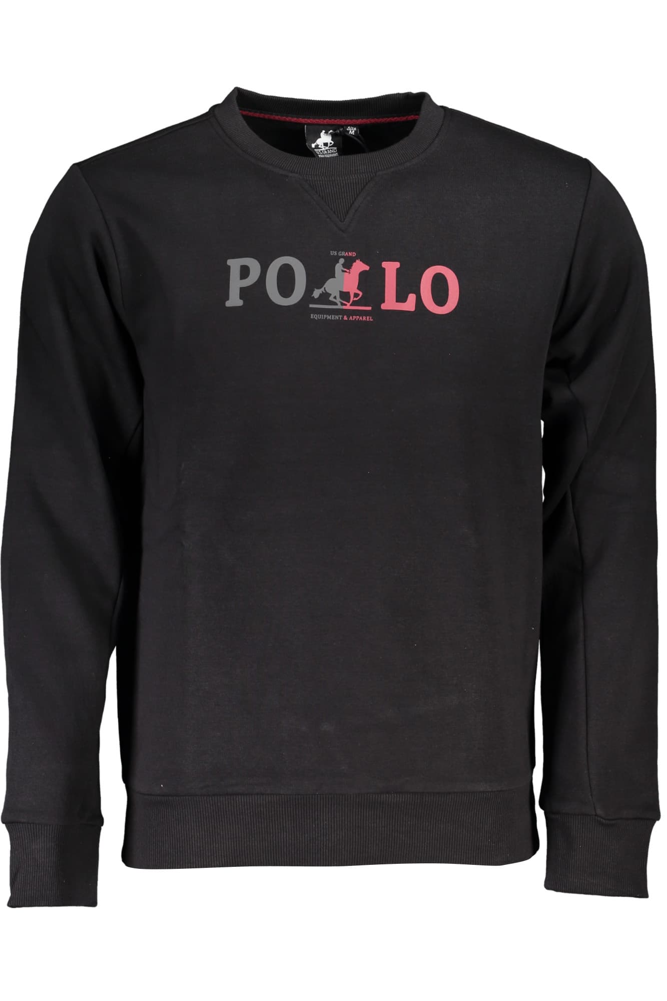 U.S. GRAND FELPA SENZA ZIP UOMO NERO - Immagine 1