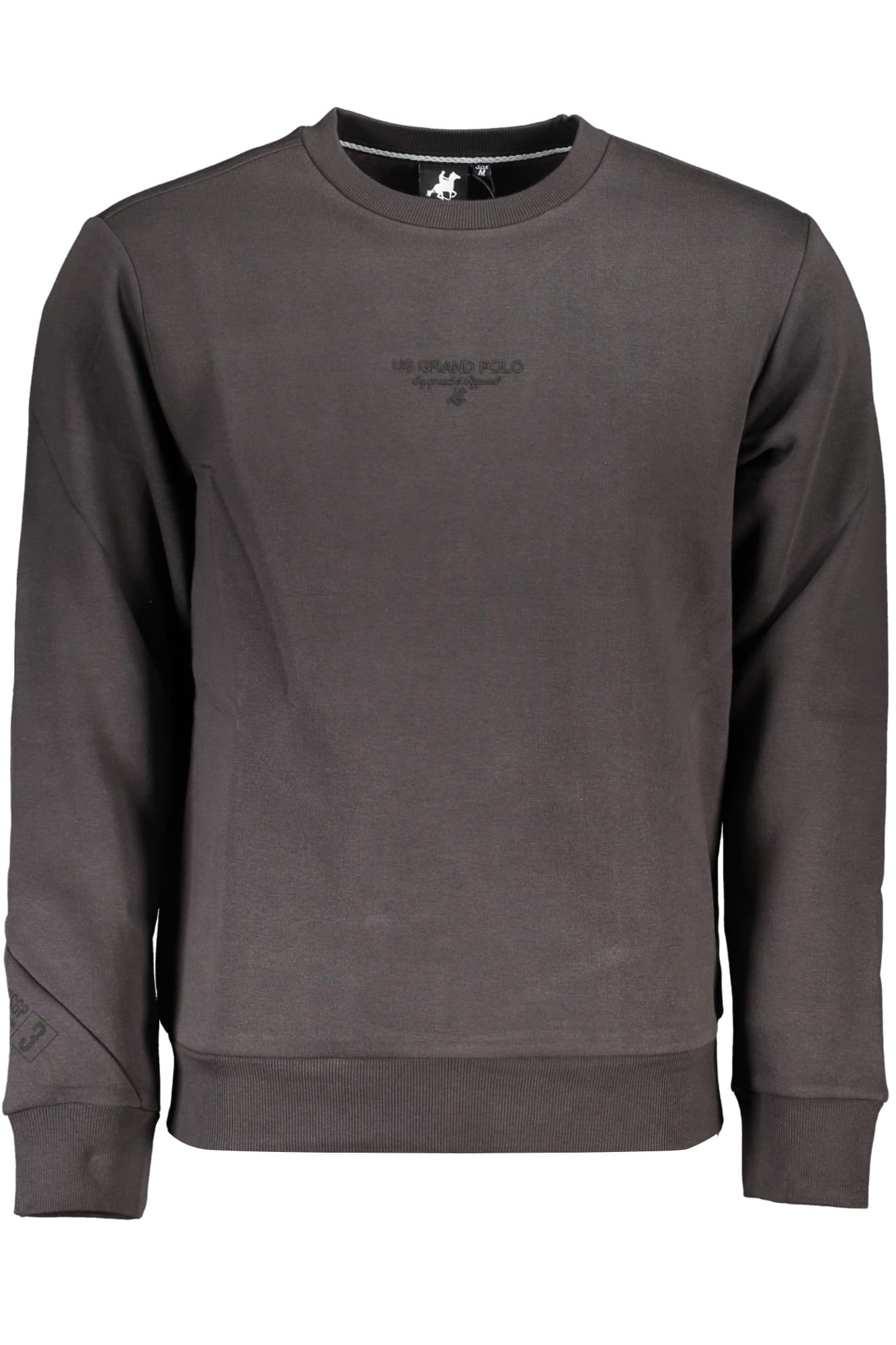 U.S. GRAND FELPA SENZA ZIP UOMO GRIGIO - Immagine 1
