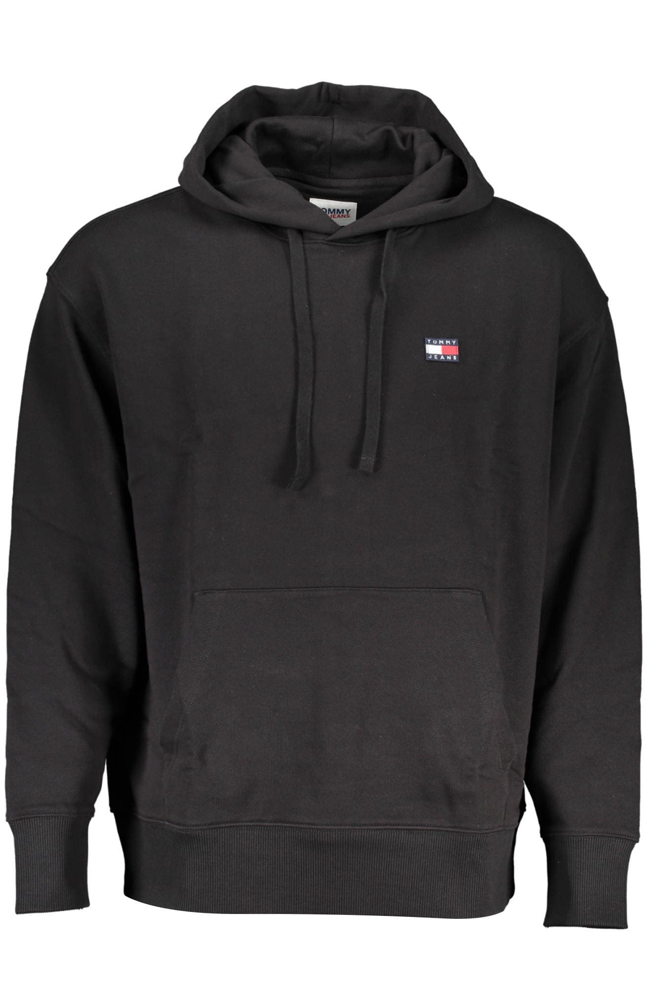 TOMMY HILFIGER FELPA SENZA ZIP UOMO NERO - Immagine 1