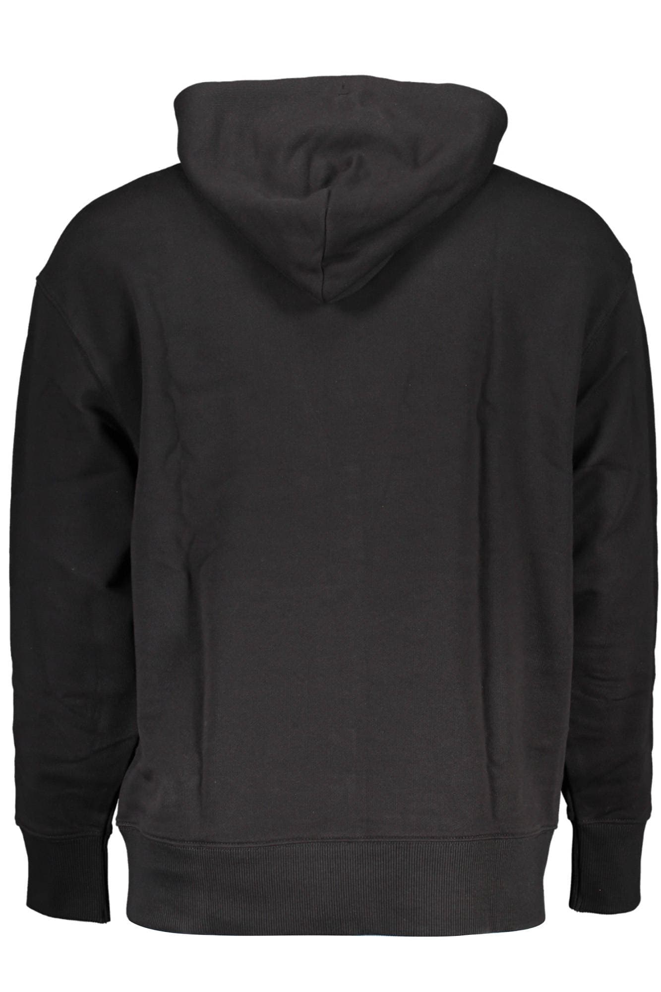 TOMMY HILFIGER FELPA SENZA ZIP UOMO NERO - Miniatura 2