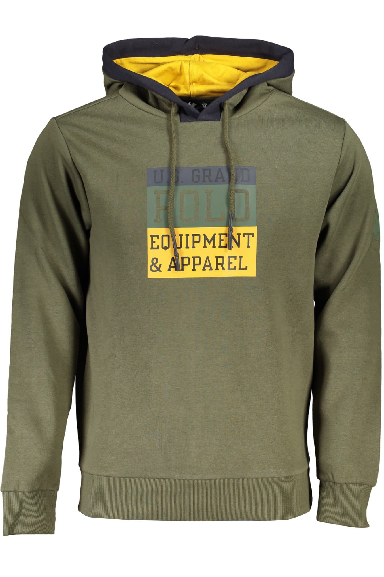 U.S. GRAND FELPA SENZA ZIP UOMO VERDE - Immagine 1