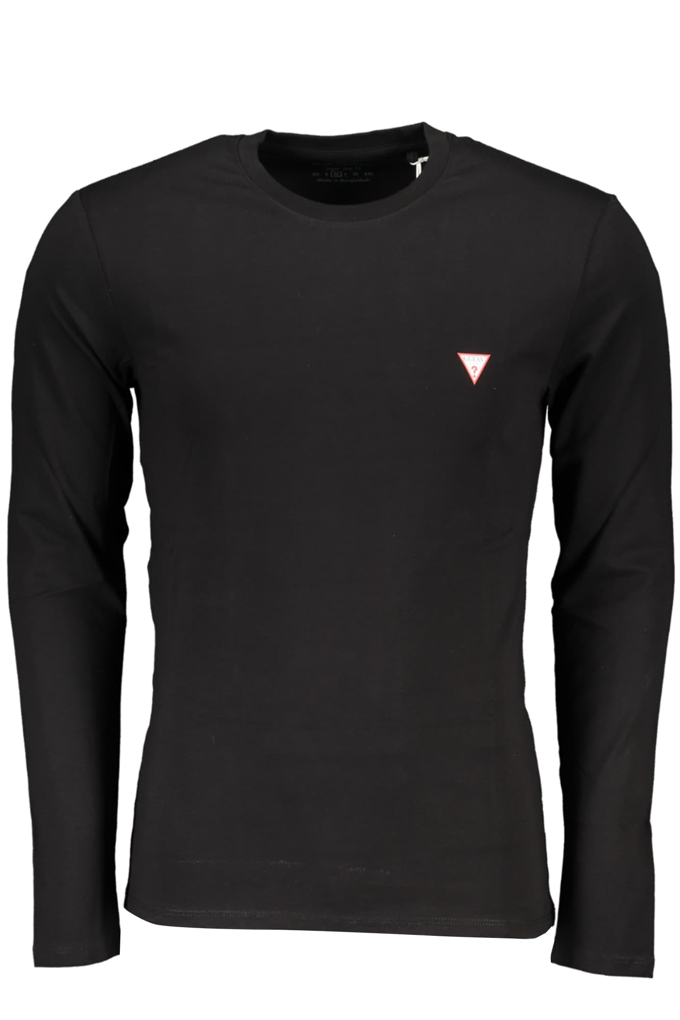 GUESS JEANS T-SHIRT MANICHE LUNGHE UOMO NERO - Immagine 1