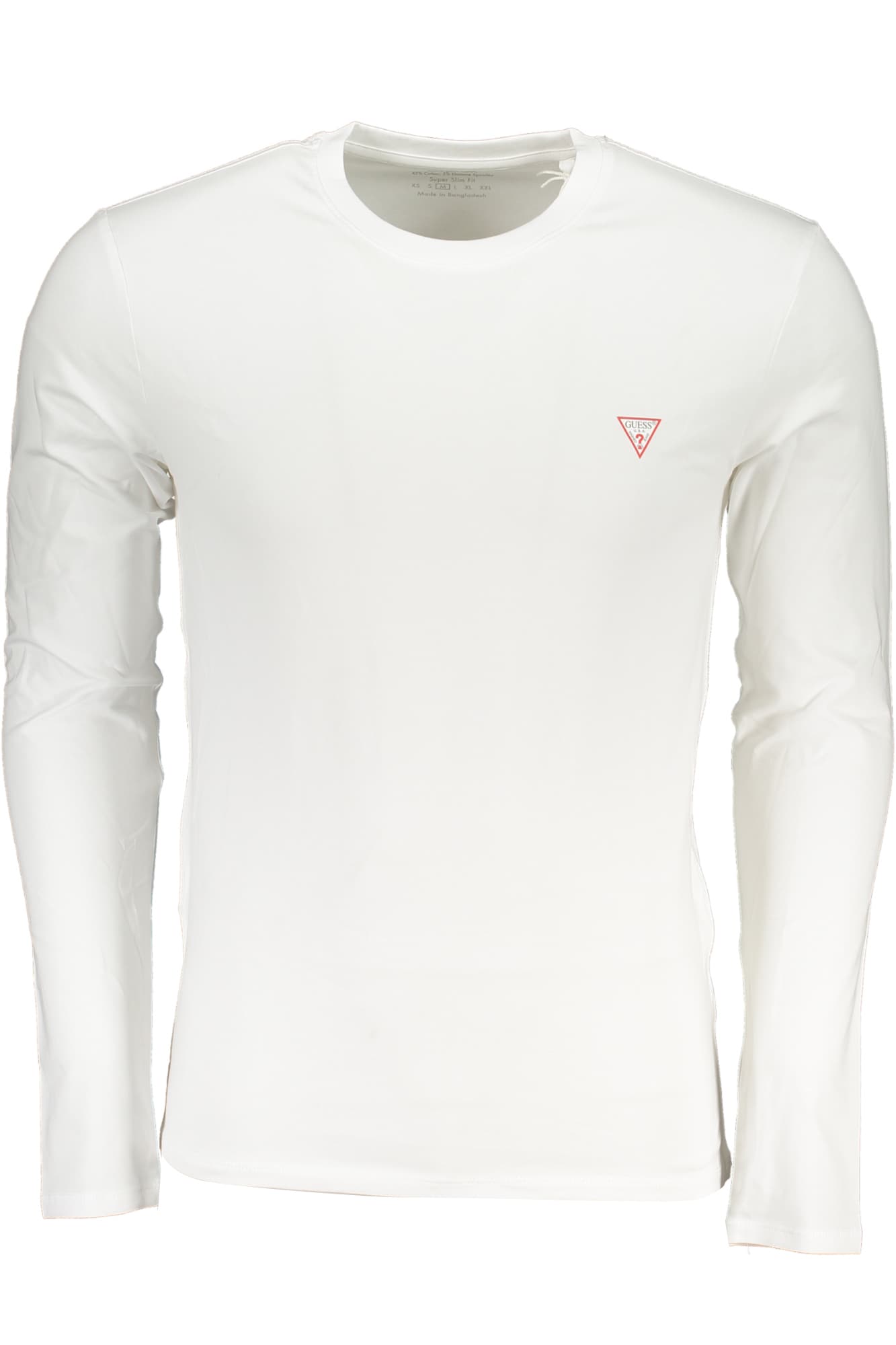 GUESS JEANS T-SHIRT MANICHE LUNGHE UOMO BIANCO - Immagine 1