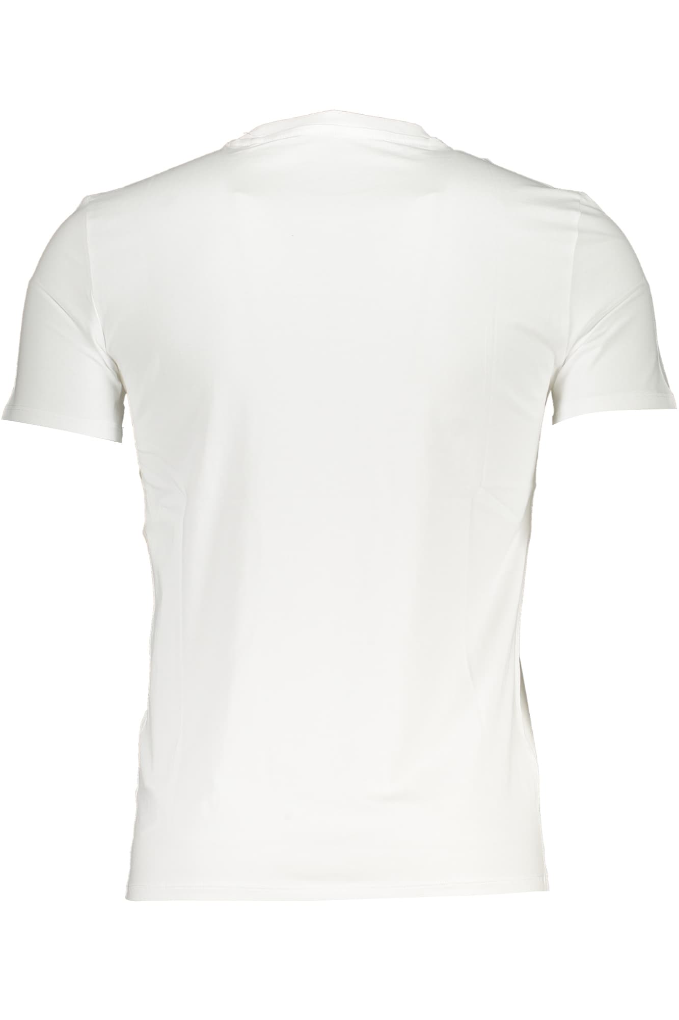 GUESS JEANS T-SHIRT MANICHE CORTE UOMO BIANCO - Miniatura 2