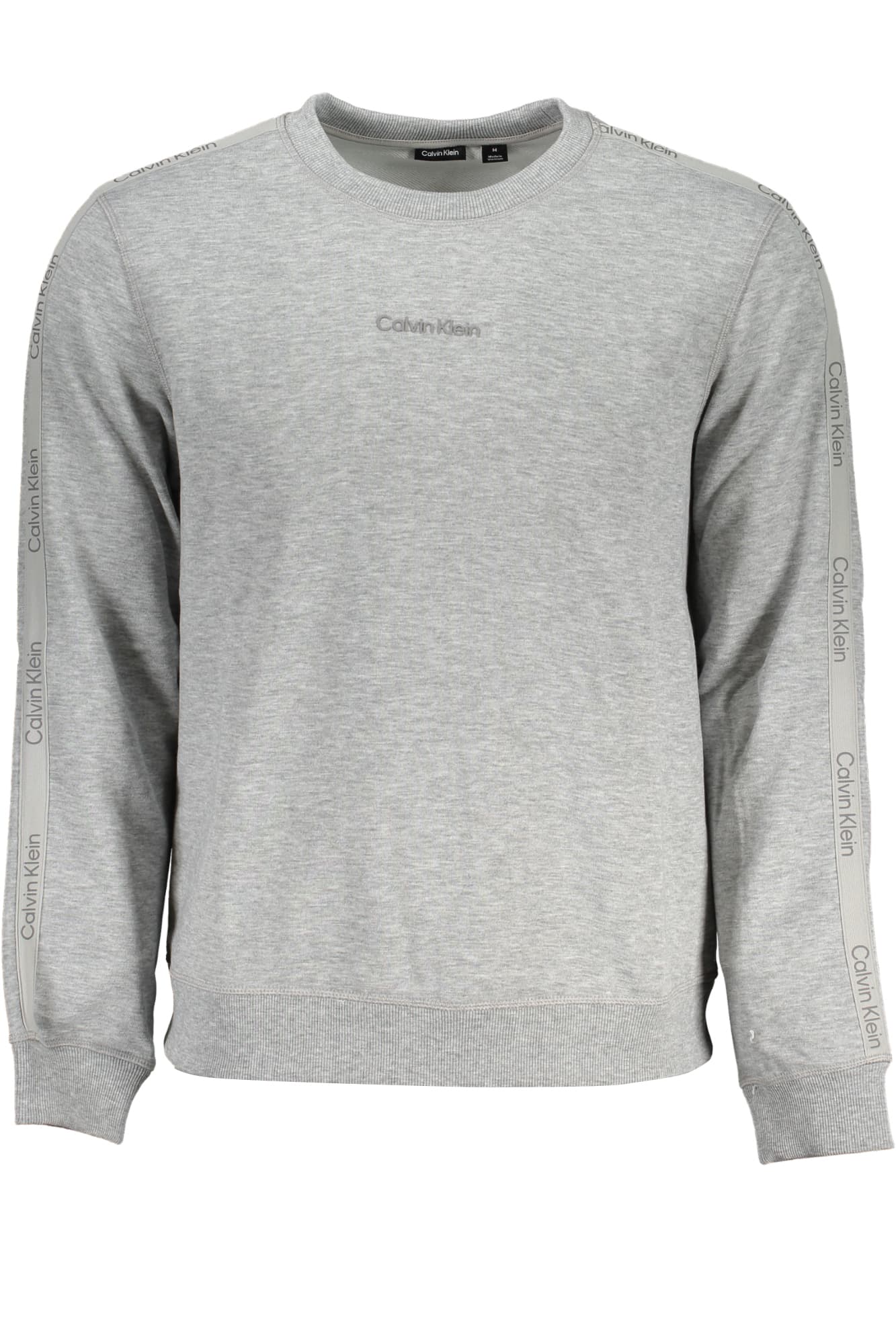 CALVIN KLEIN FELPA SENZA ZIP UOMO GRIGIO - Immagine 1