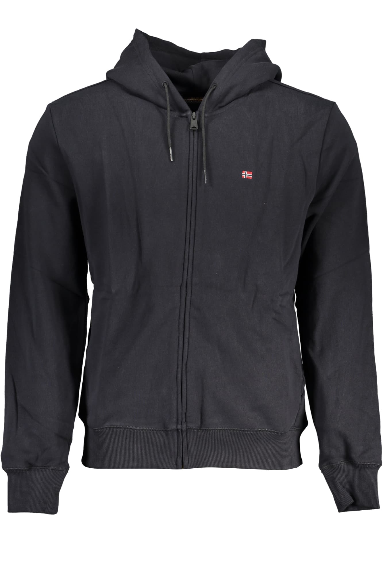 NAPAPIJRI FELPA CON ZIP UOMO NERO - Immagine principale