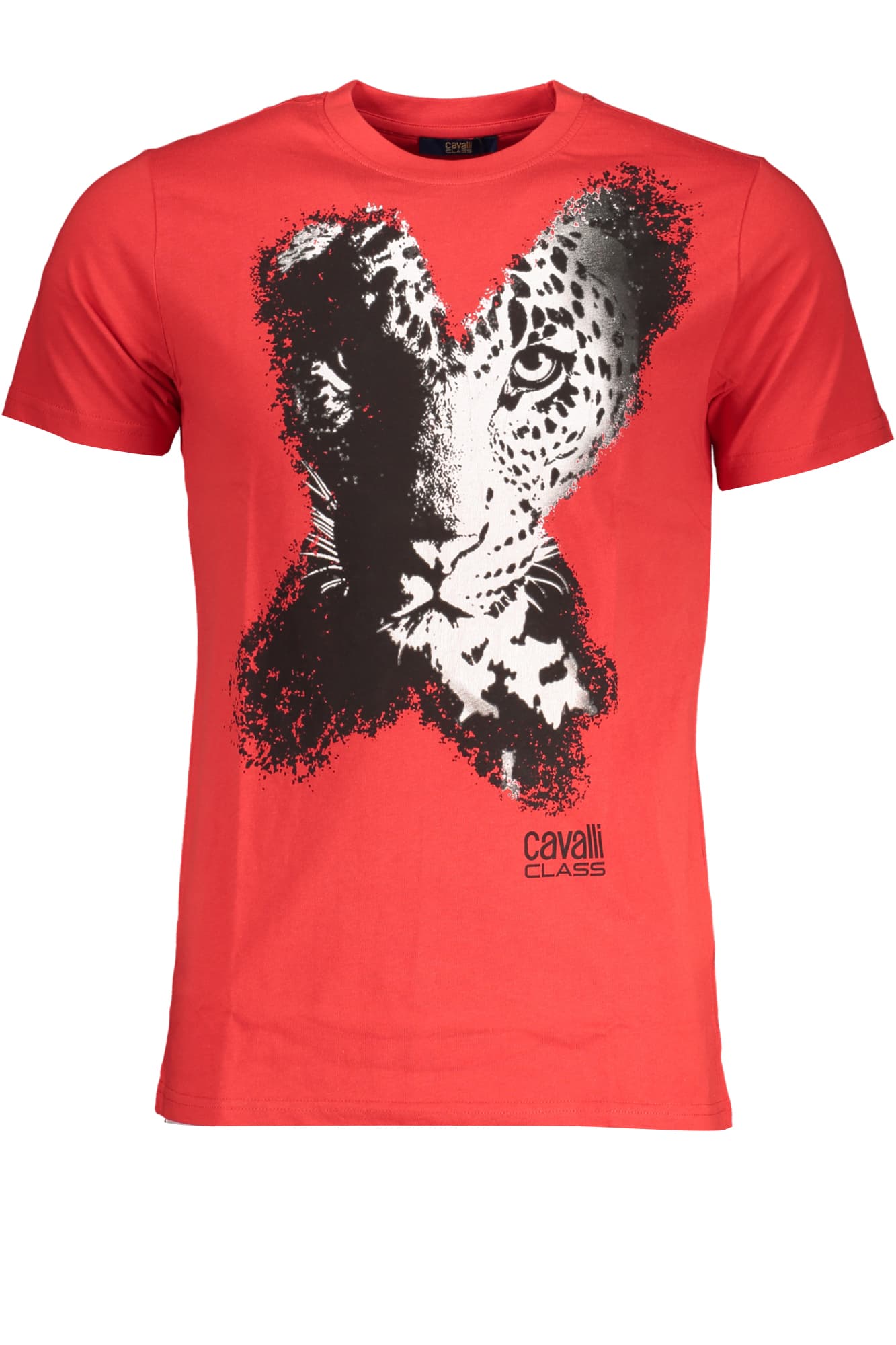 CAVALLI CLASS T-SHIRT MANICHE CORTE UOMO ROSSO - Immagine principale