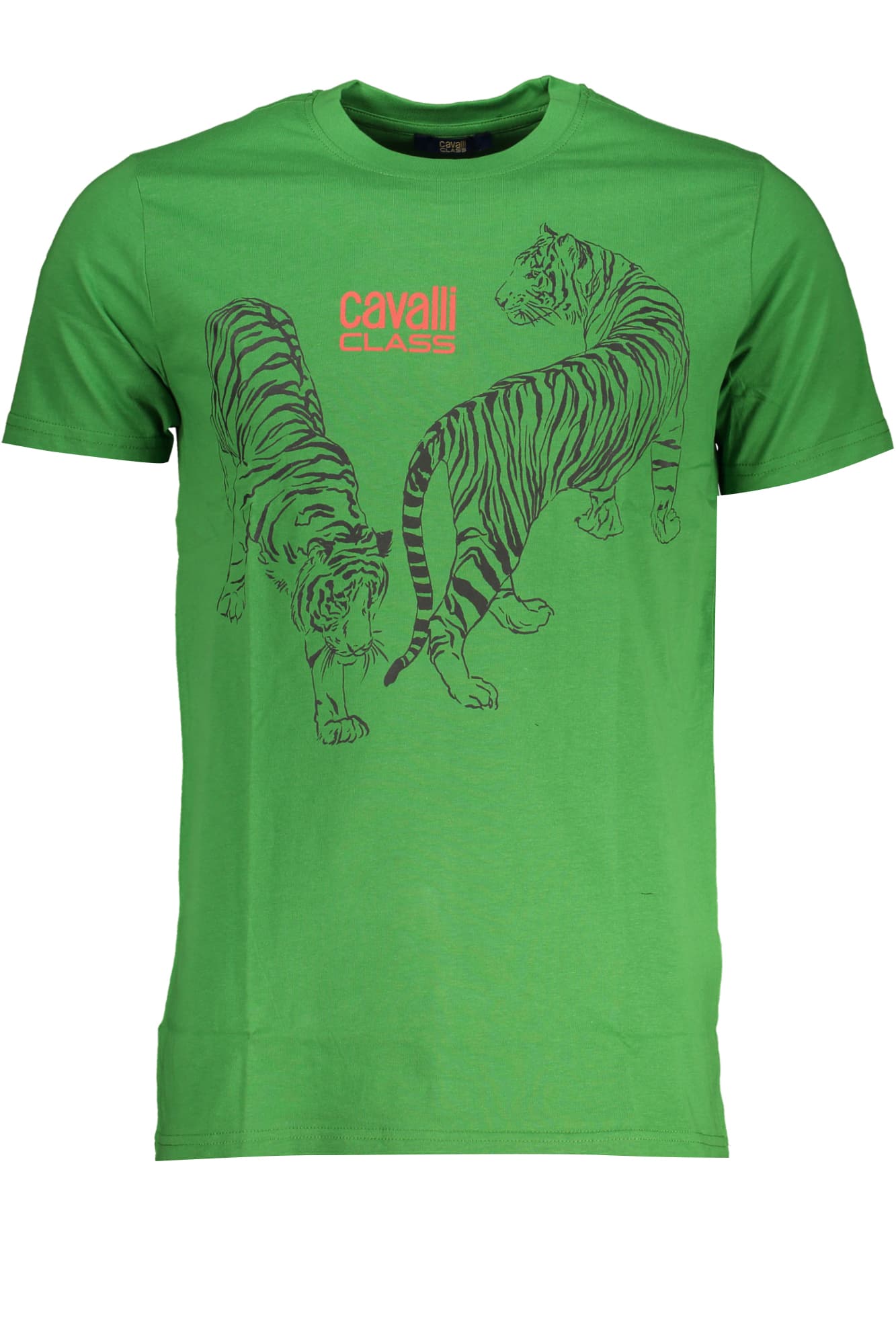 CAVALLI CLASS T-SHIRT MANICHE CORTE UOMO VERDE - Immagine principale