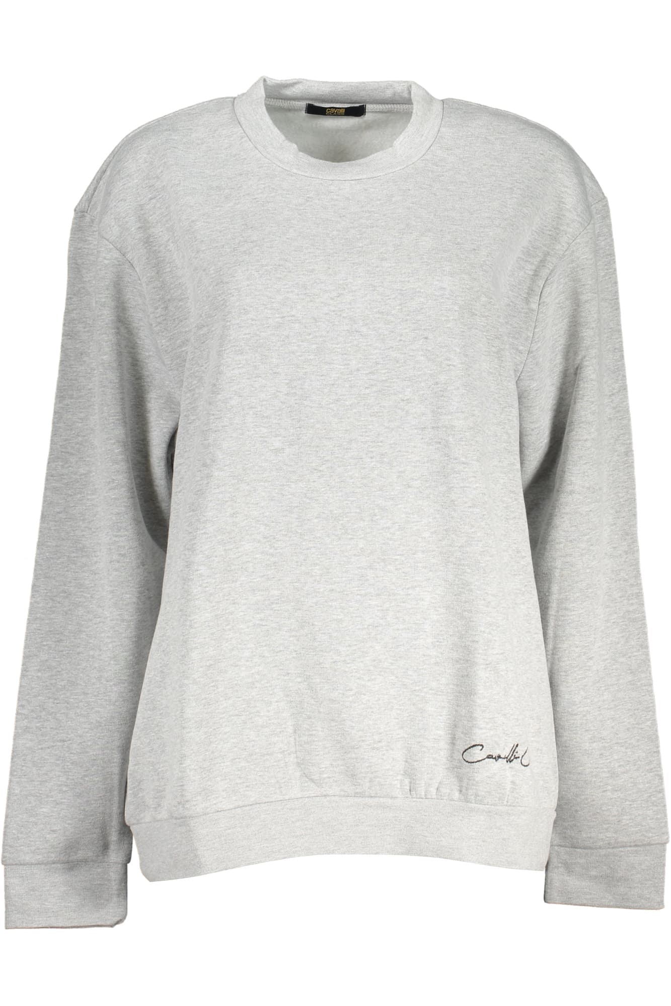 CAVALLI CLASS FELPA SENZA ZIP DONNA GRIGIO - Immagine principale