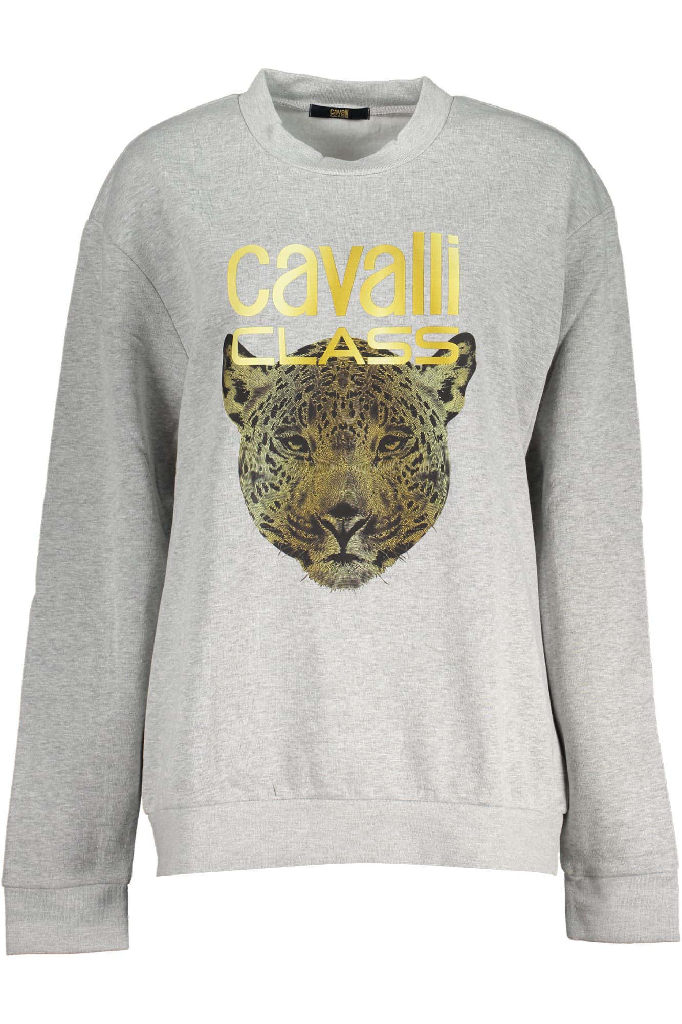 CAVALLI CLASS FELPA SENZA ZIP DONNA GRIGIO - Immagine principale