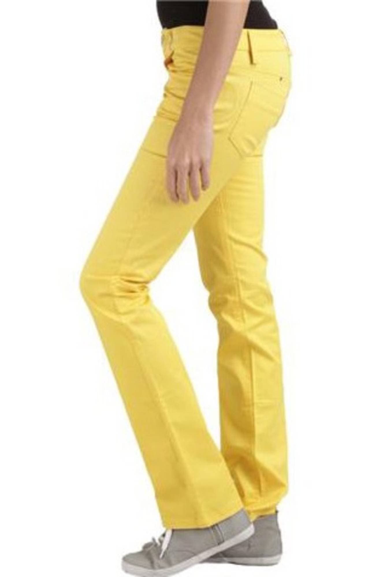 PHARD PANTALONE DONNA GIALLO - Miniatura 3