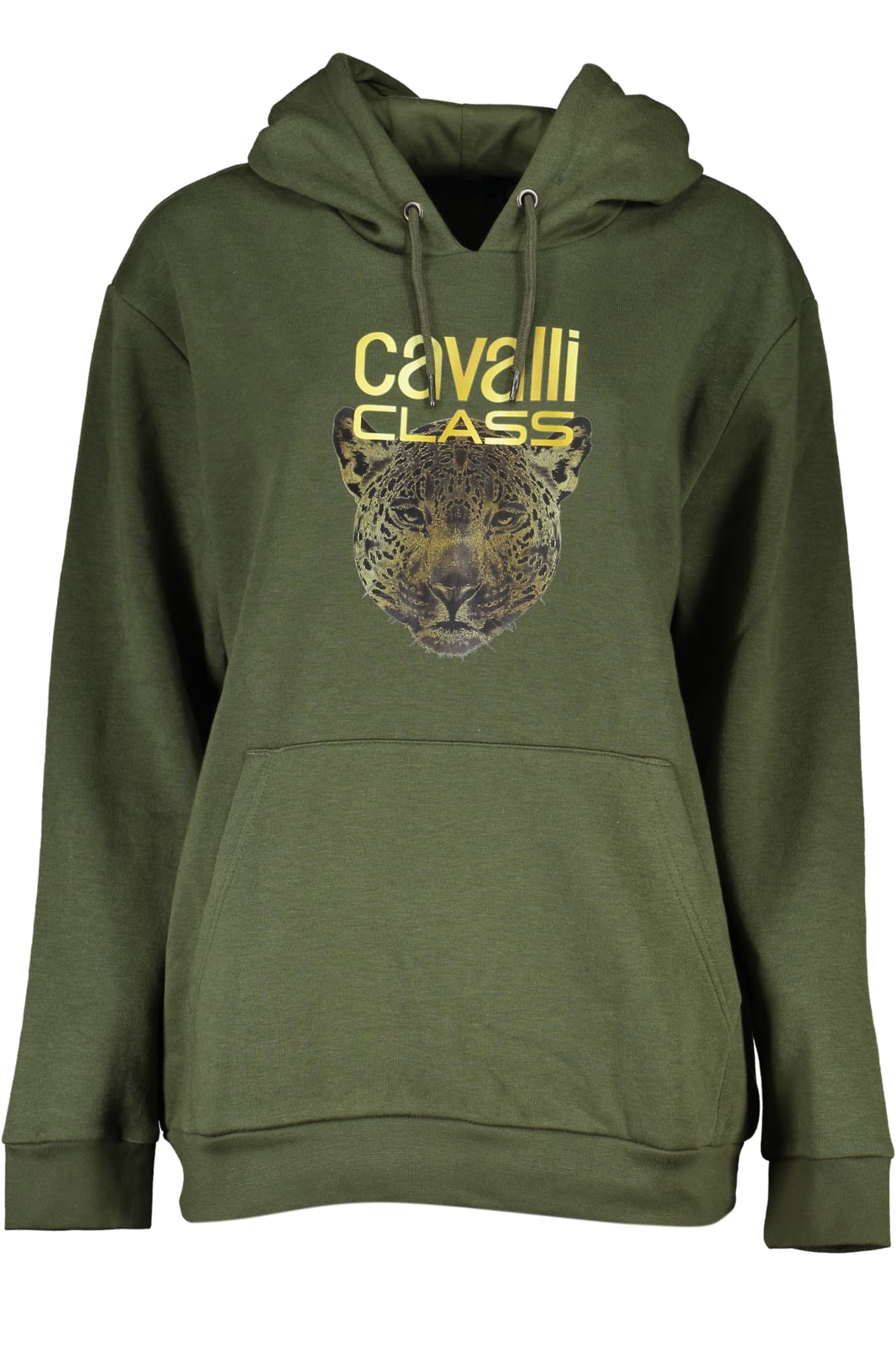 CAVALLI CLASS FELPA SENZA ZIP DONNA VERDE - Immagine principale