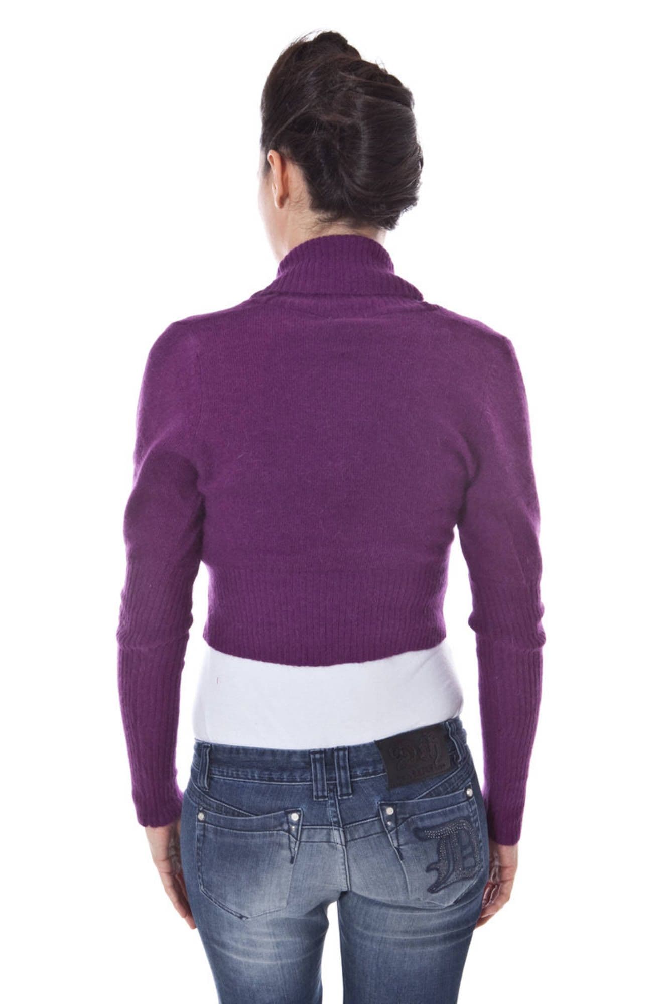 DATCH COPRISPALLE MANICHE LUNGHE DONNA VIOLA - Miniatura 2