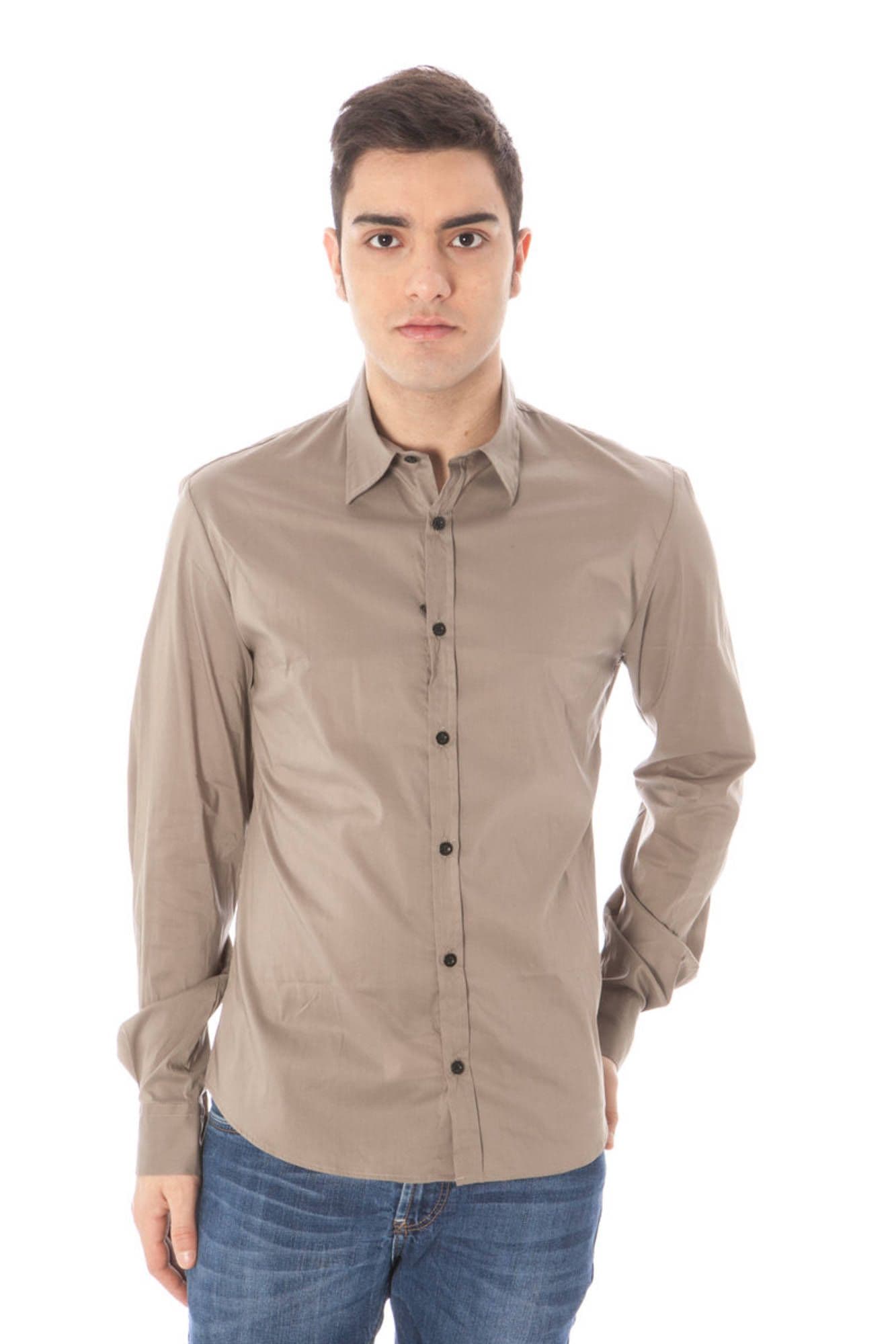 COSTUME NATIONAL CAMICIA MANICHE LUNGHE UOMO VERDE - Immagine 1