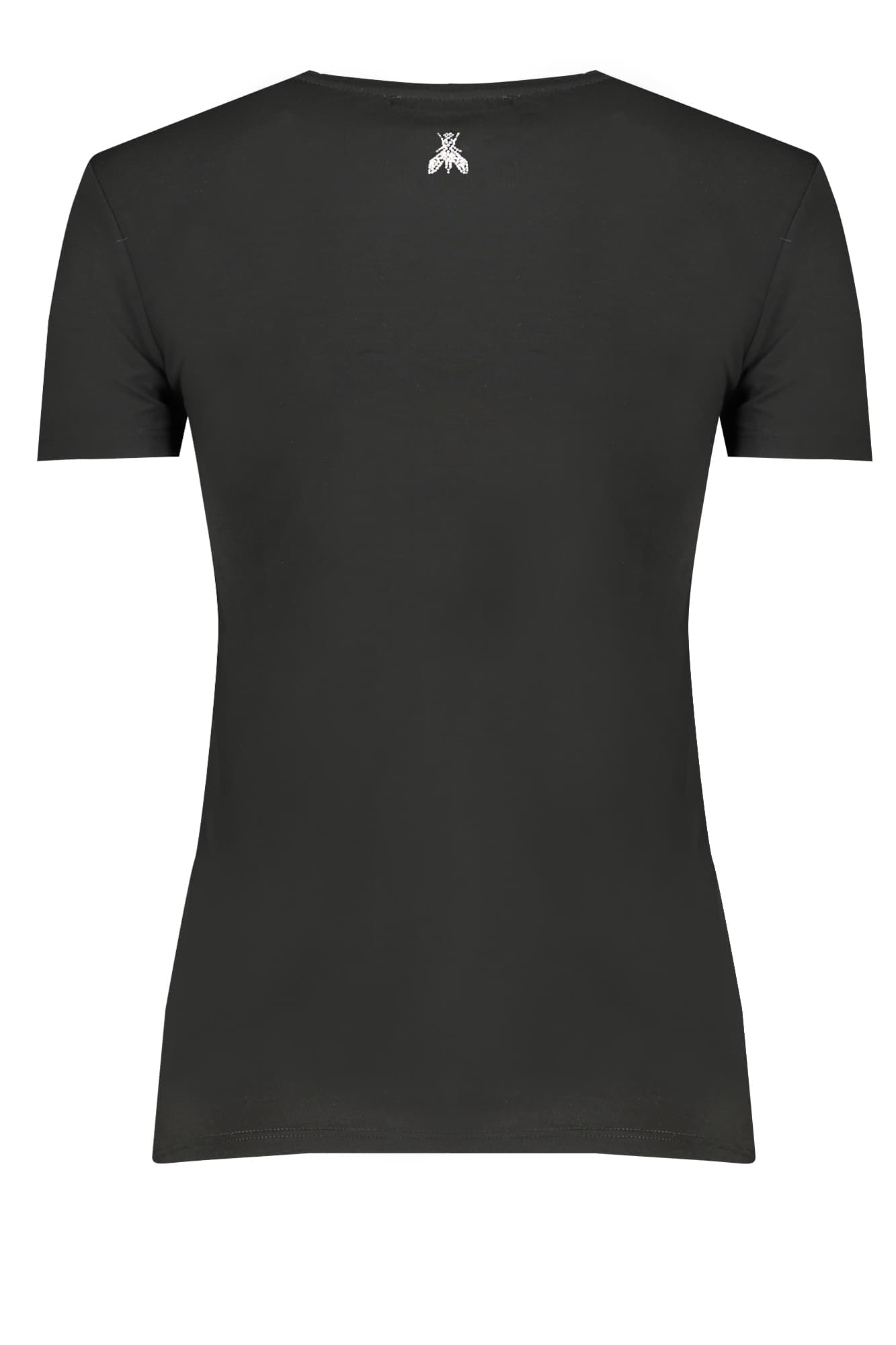 PATRIZIA PEPE T-SHIRT MANICHE CORTE DONNA NERO - Miniatura 2