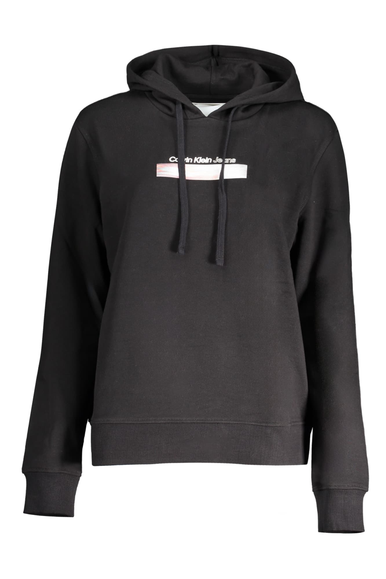 CALVIN KLEIN FELPA SENZA ZIP DONNA NERO - Immagine 1