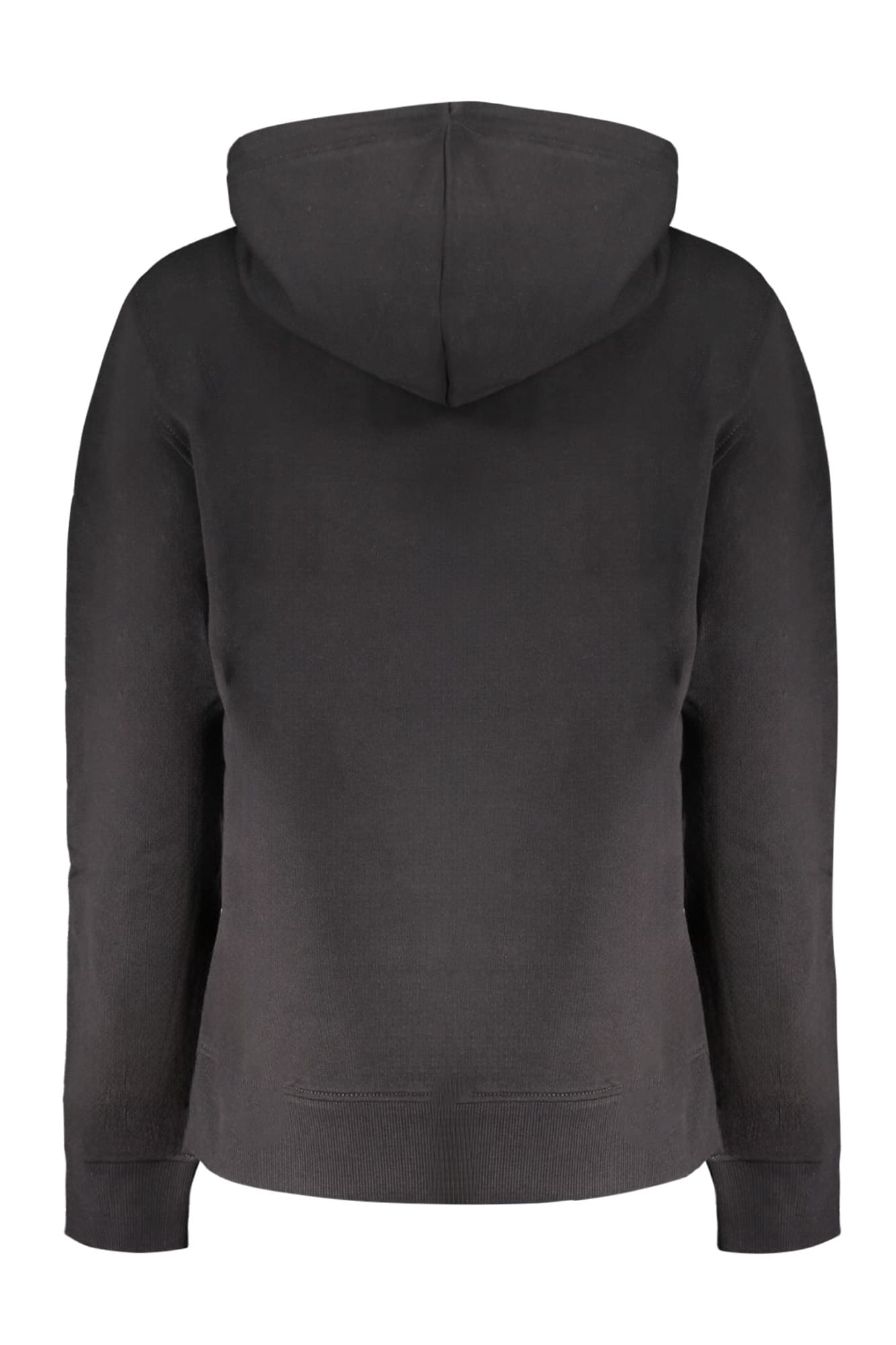 CALVIN KLEIN FELPA SENZA ZIP DONNA NERO - Miniatura 2