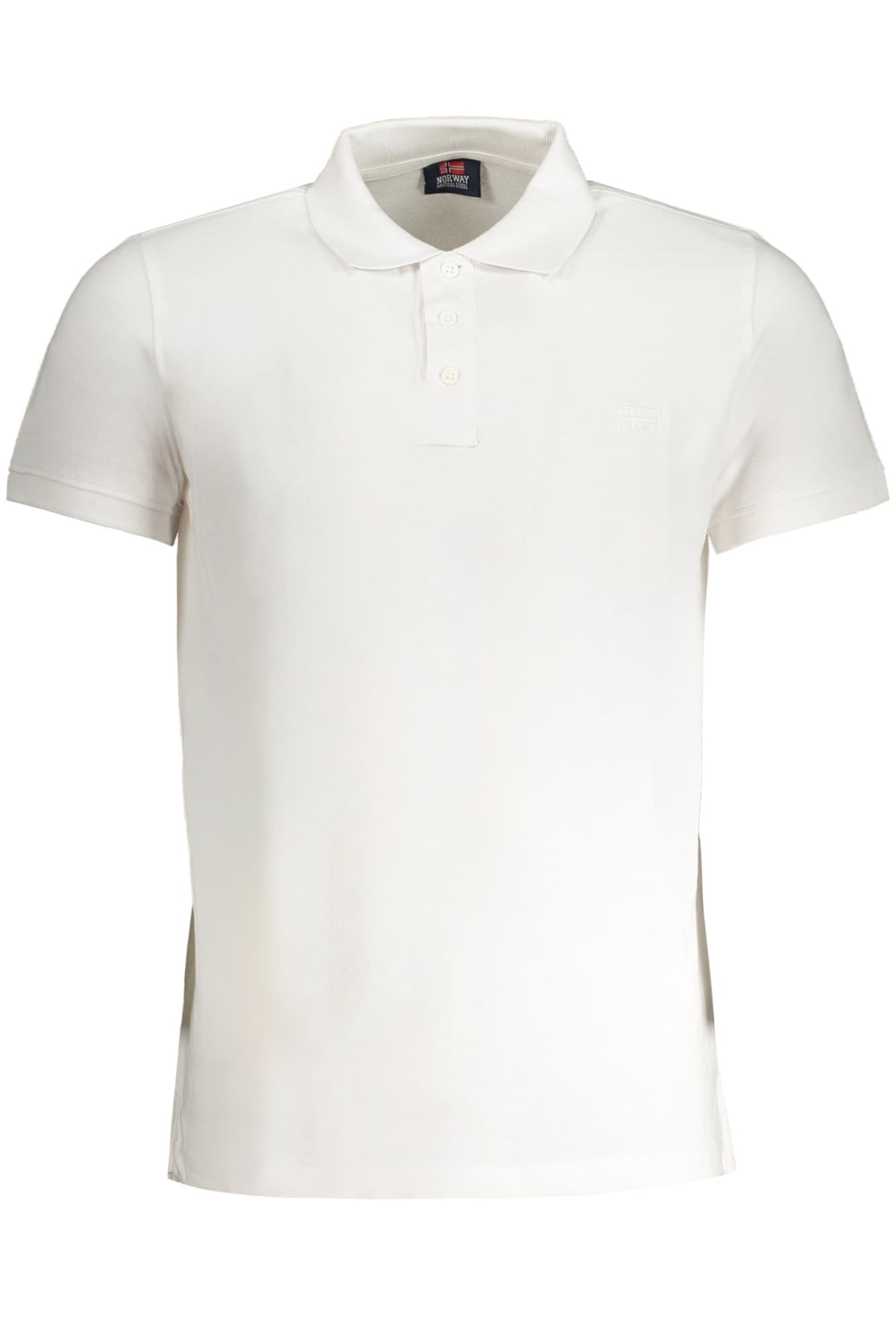 NORWAY 1963 POLO MANICHE CORTE UOMO BIANCO