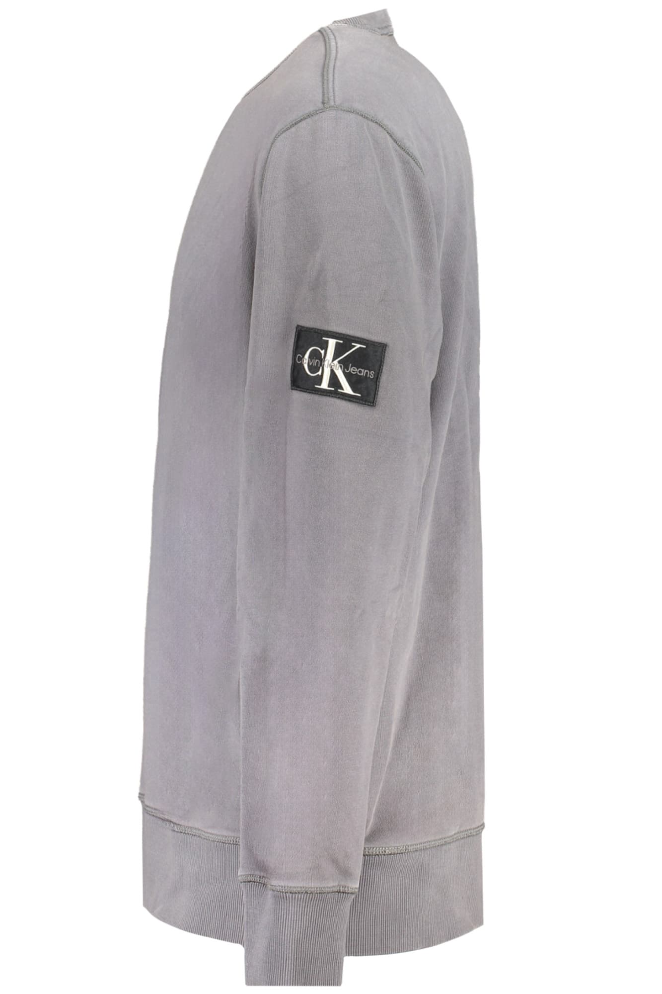 CALVIN KLEIN FELPA SENZA ZIP UOMO GRIGIO - Miniatura 3