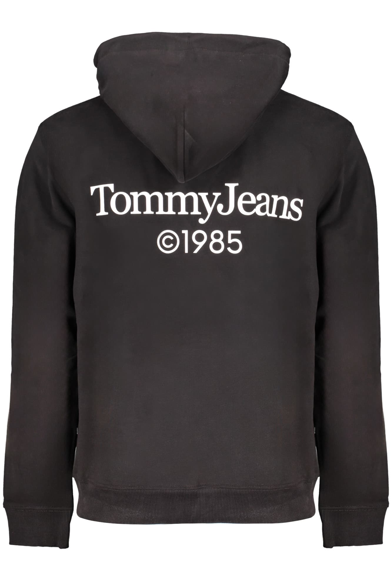 TOMMY HILFIGER FELPA SENZA ZIP UOMO NERO - Miniatura 2