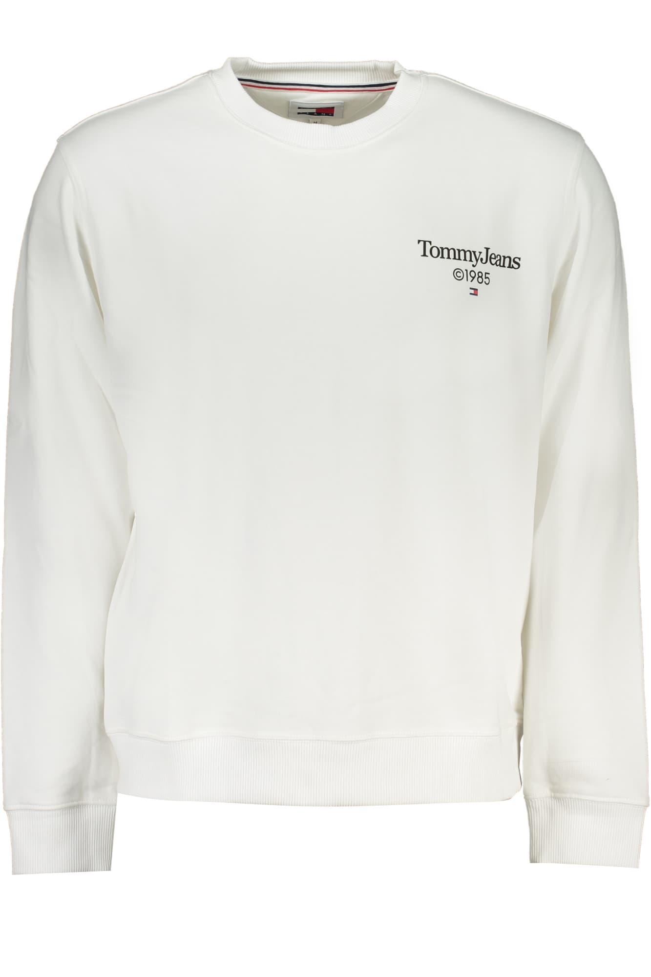 TOMMY HILFIGER FELPA SENZA ZIP UOMO BIANCO - Immagine principale