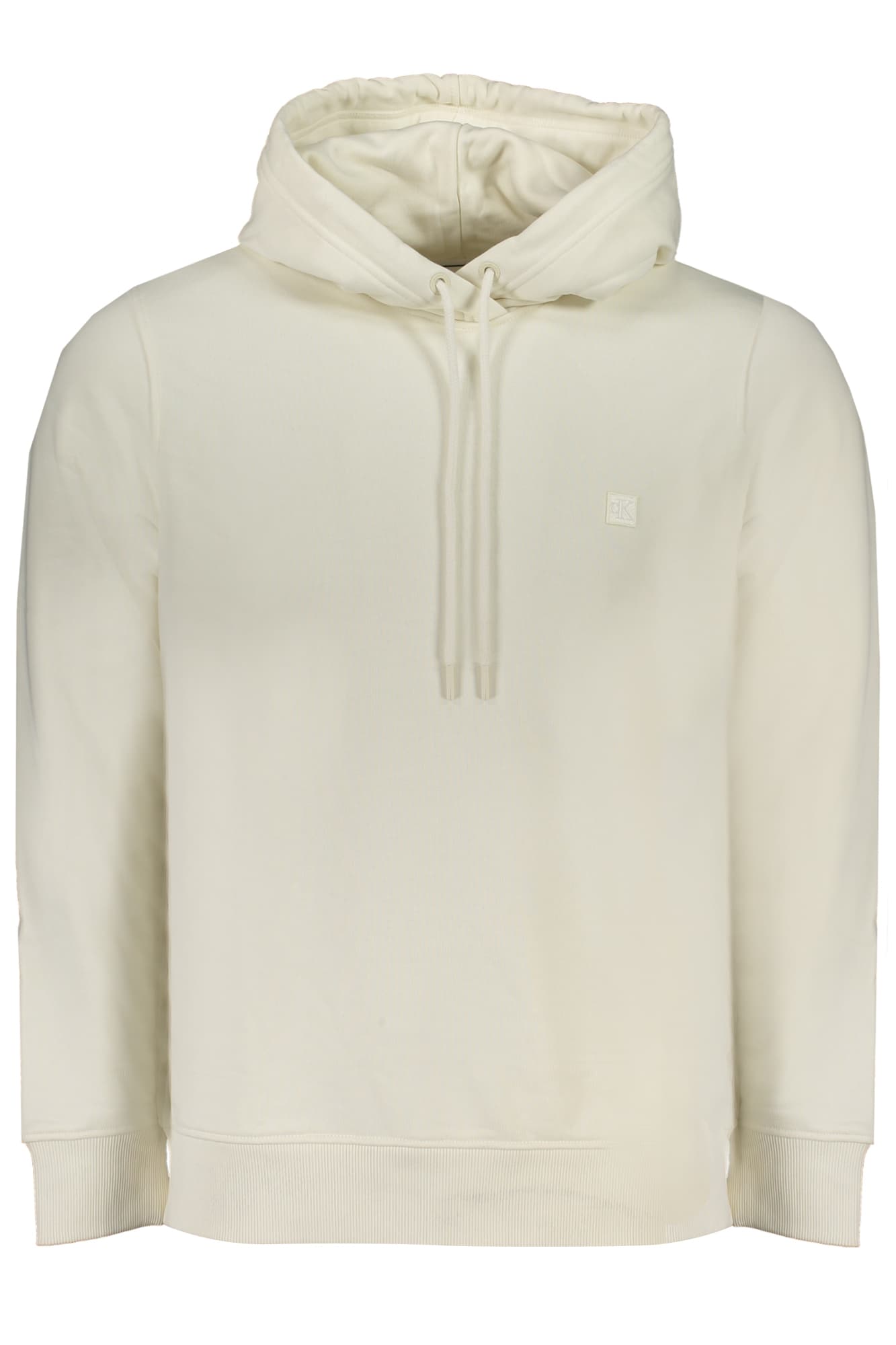 CALVIN KLEIN FELPA SENZA ZIP UOMO BIANCO - Immagine 1