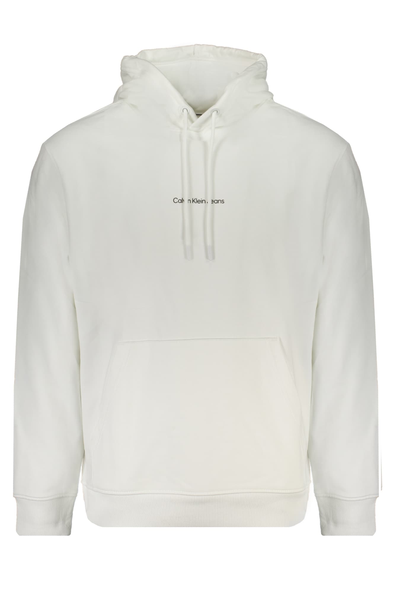 CALVIN KLEIN FELPA SENZA ZIP UOMO BIANCO - Immagine 1
