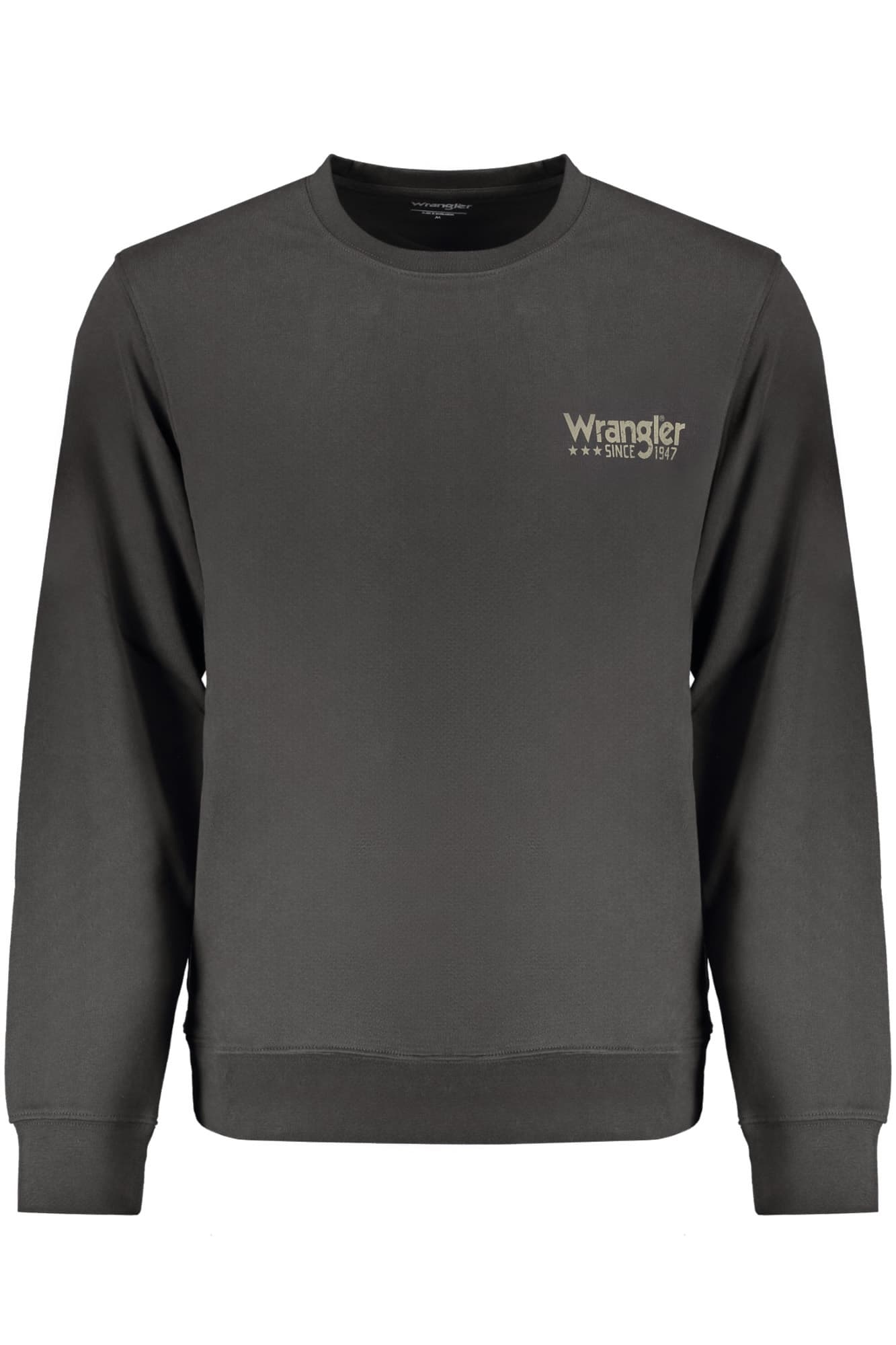 WRANGLER FELPA SENZA ZIP UOMO NERO - Immagine 1