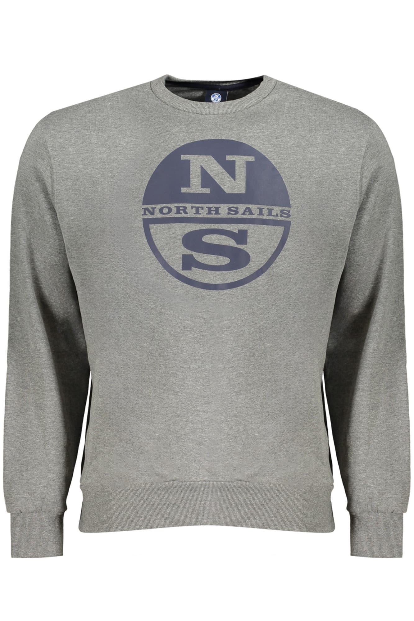 NORTH SAILS FELPA SENZA ZIP UOMO GRIGIO - Immagine 1