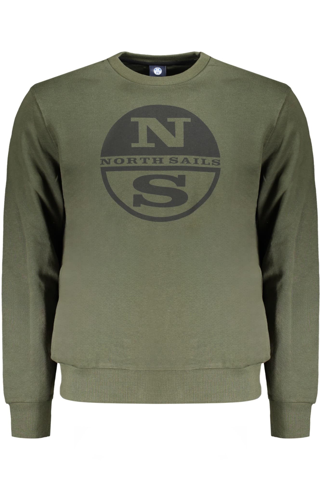 NORTH SAILS FELPA SENZA ZIP UOMO VERDE - Immagine 1