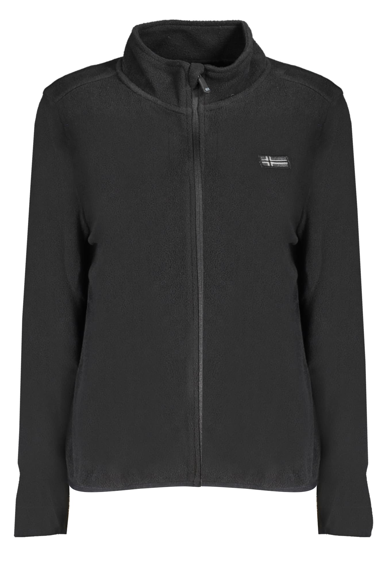 NORWAY 1963 FELPA CON ZIP DONNA NERO - Immagine 1