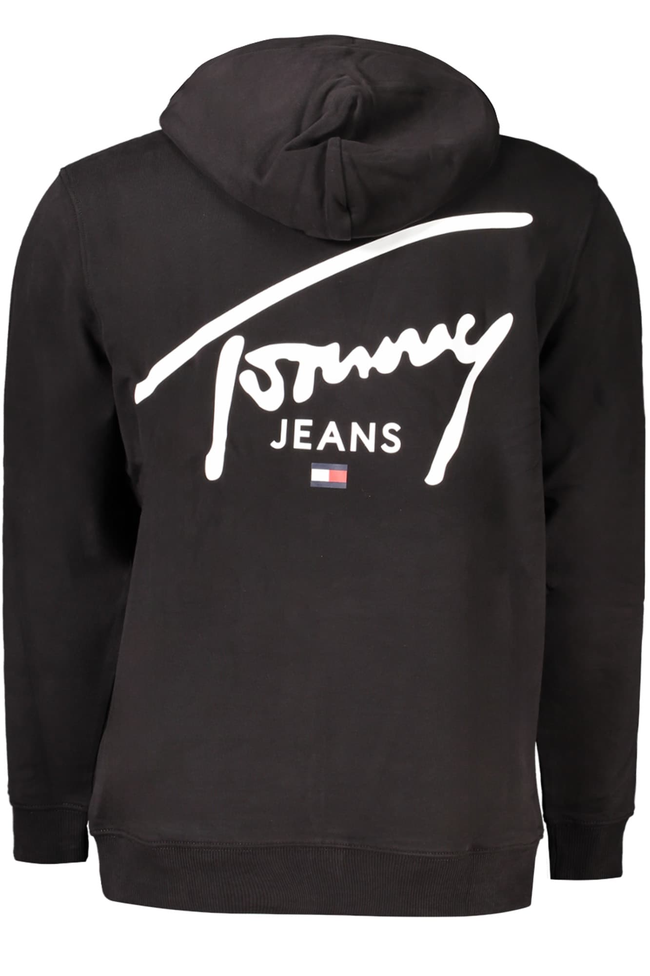 TOMMY HILFIGER FELPA SENZA ZIP UOMO NERO - Miniatura 2