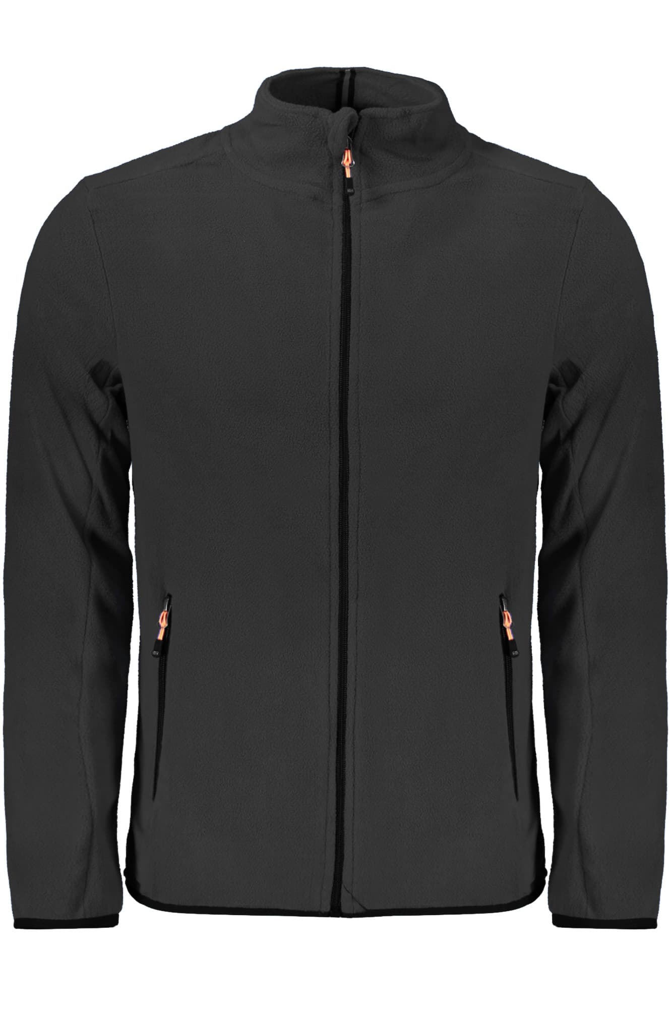 NORWAY 1963 FELPA CON ZIP UOMO NERO - Immagine 1