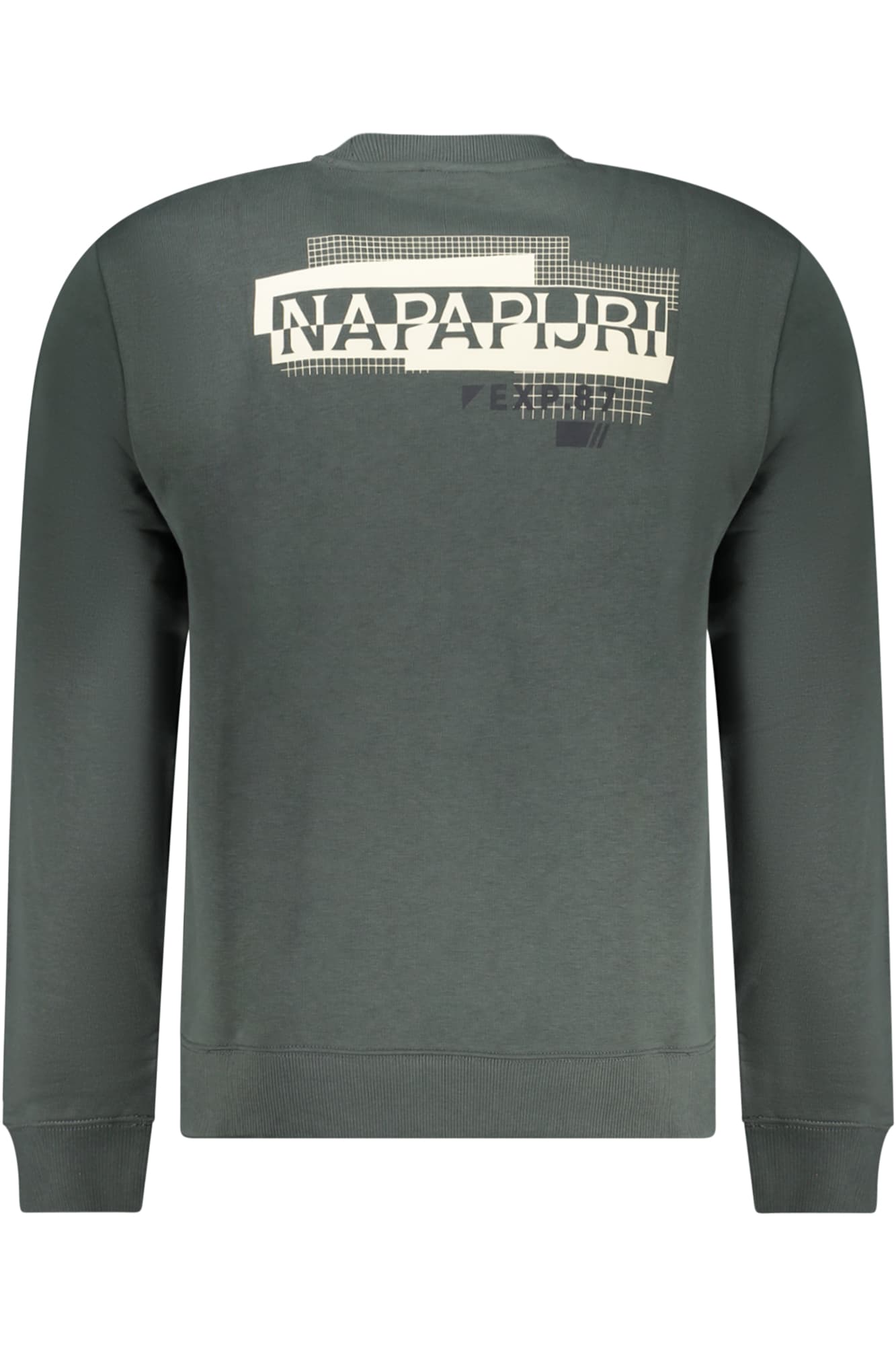 NAPAPIJRI FELPA SENZA ZIP UOMO VERDE - Miniatura 2