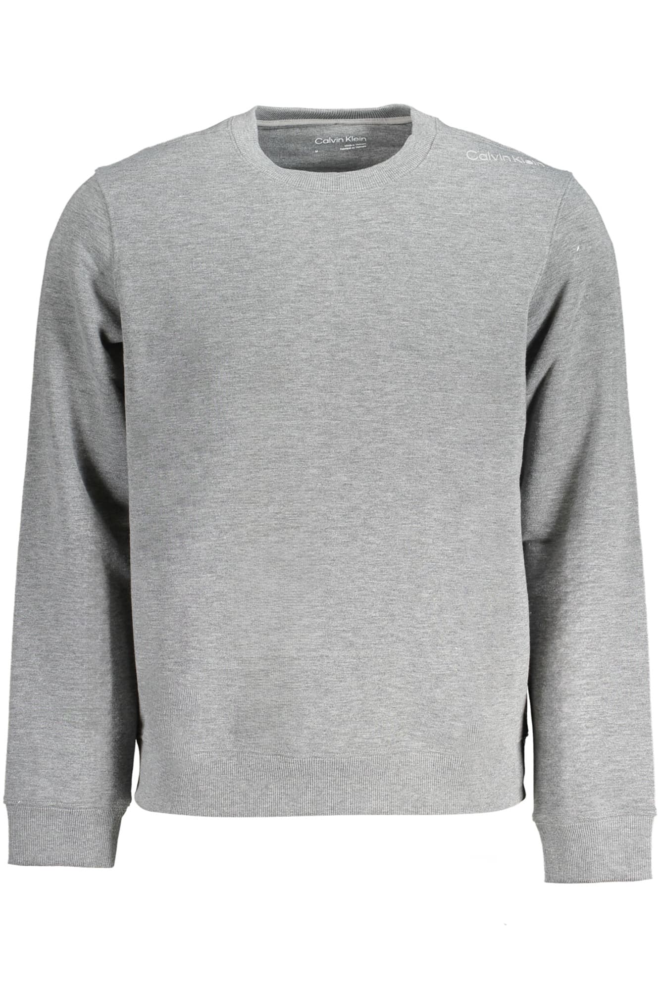 CALVIN KLEIN FELPA SENZA ZIP UOMO GRIGIO - Immagine 1
