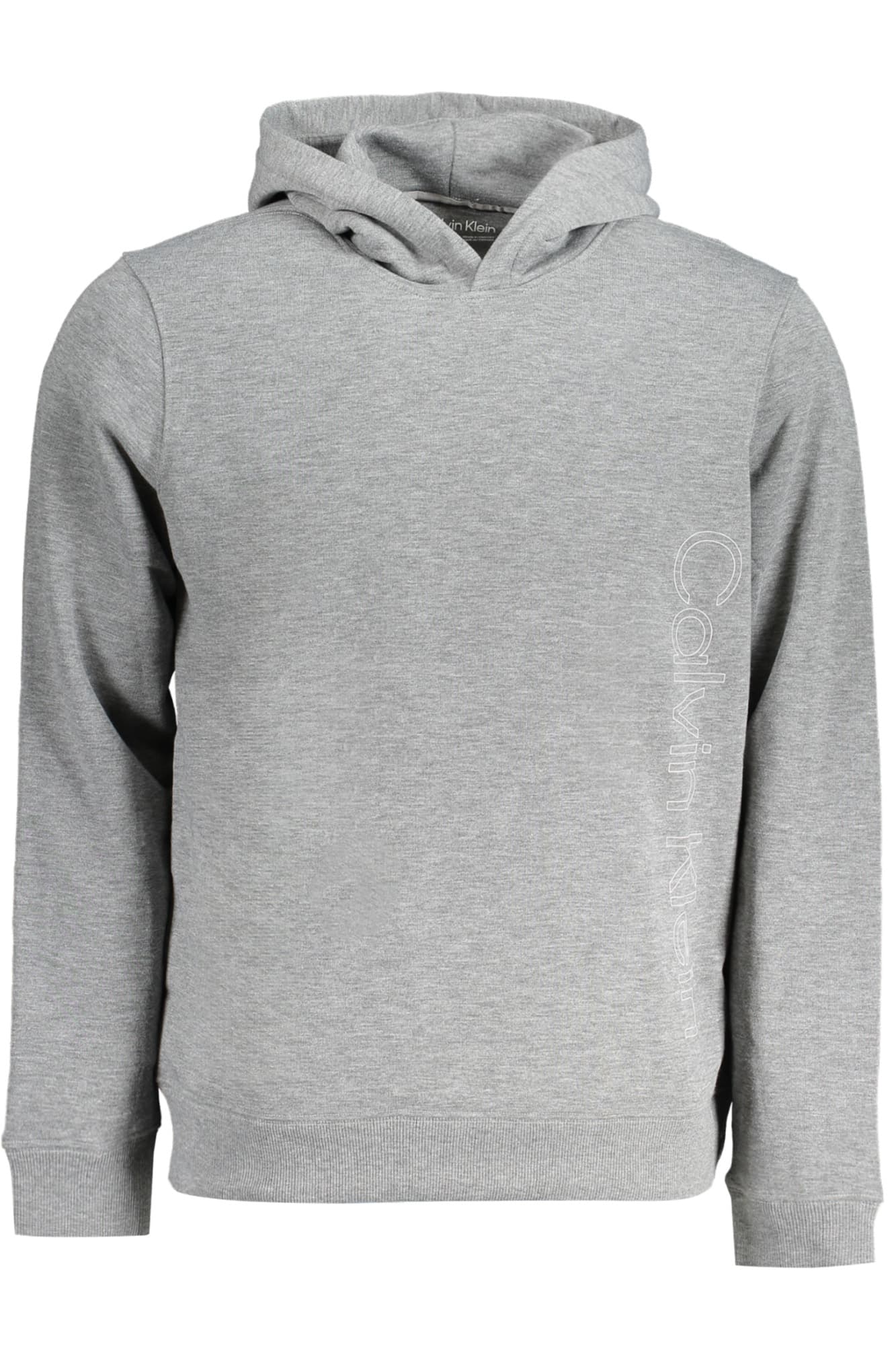 CALVIN KLEIN FELPA SENZA ZIP UOMO GRIGIO - Immagine 1
